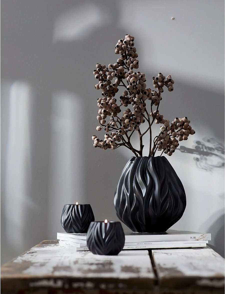 Morsø - Vase Flame - geburtstagsgeschenke - black - 4
