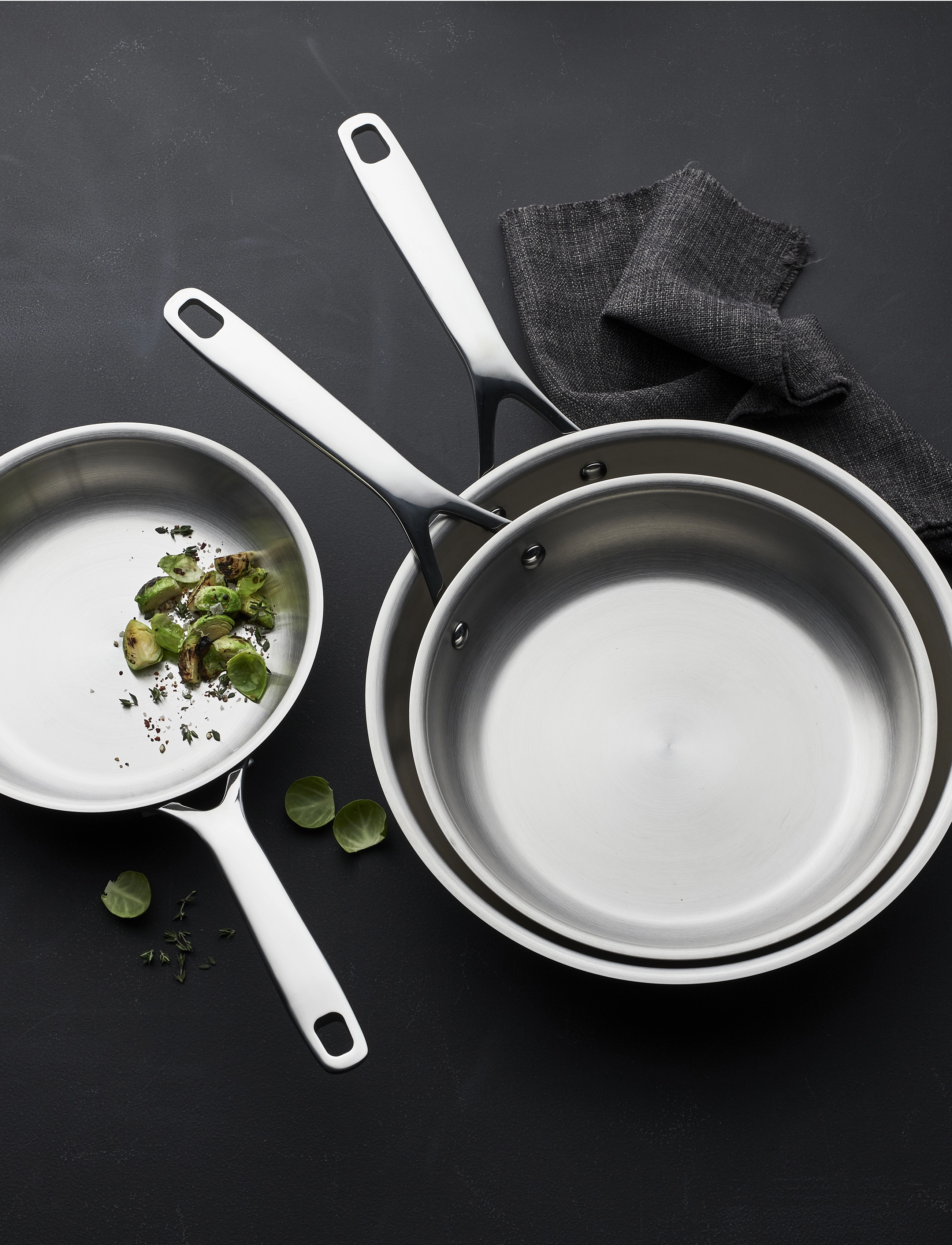 Morsø Stegepande 79Nord, Ø 24 cm, Pots & Pans, Silber - Frying Homeware