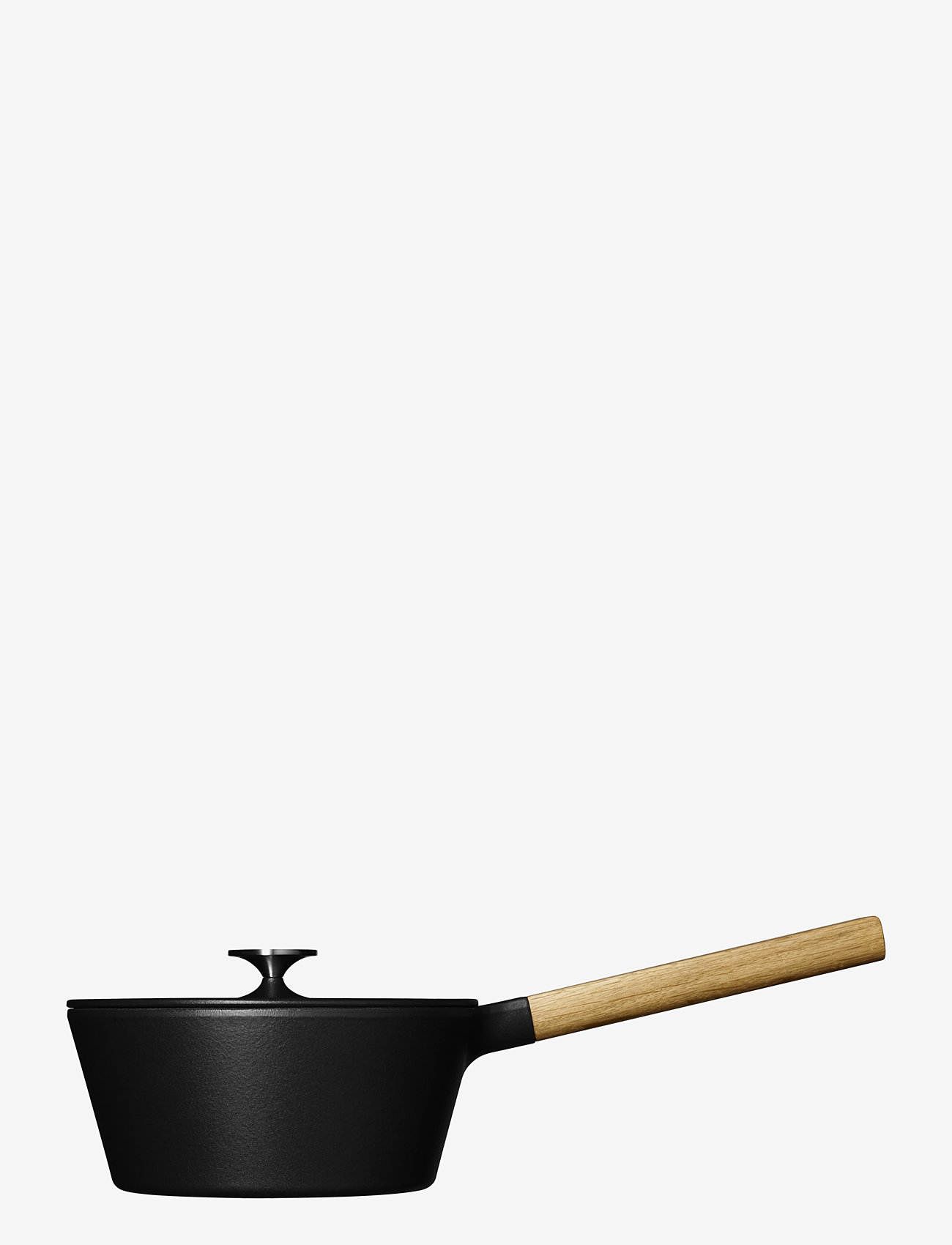 Morsø - Saucepan lid & wood handl - black - 0