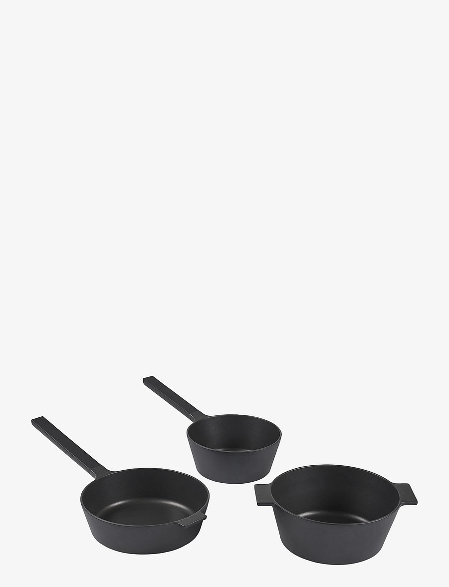 Morsø - Pot Set 3 pcs - black - 0