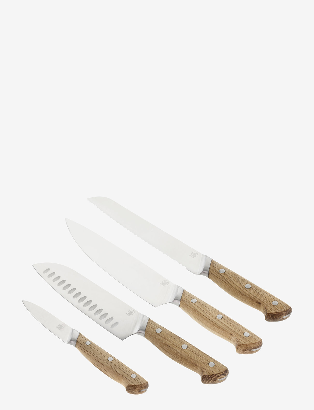Morsø - Knife set Foresta 4 parts - oak - 0