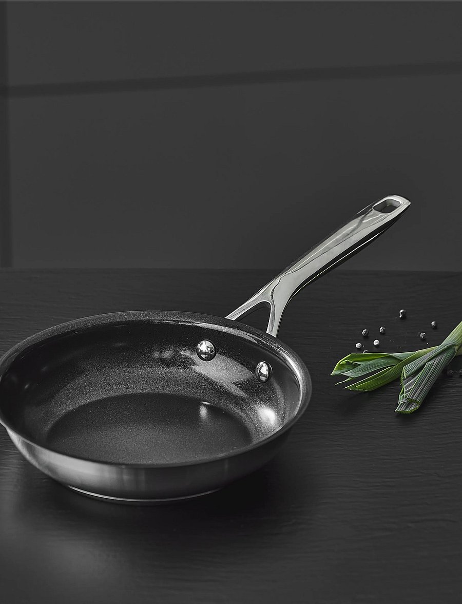 Morsø - Frying pan ceramic non-stick 79NORD 20 cm Steel - bratpfannen - silver - 2