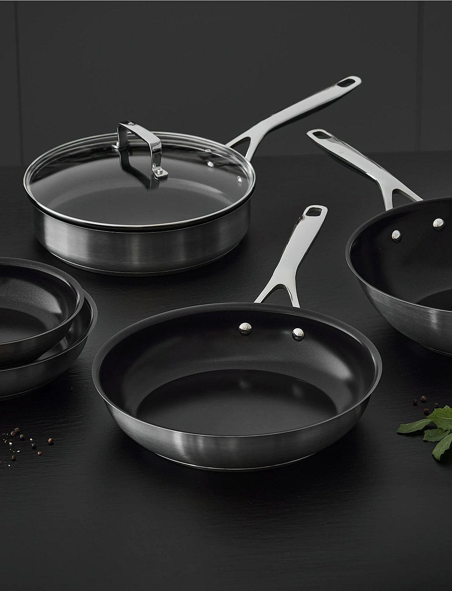 Morsø - Frying pan ceramic non-stick 79NORD 24 cm Steel - bratpfannen - silver - 4