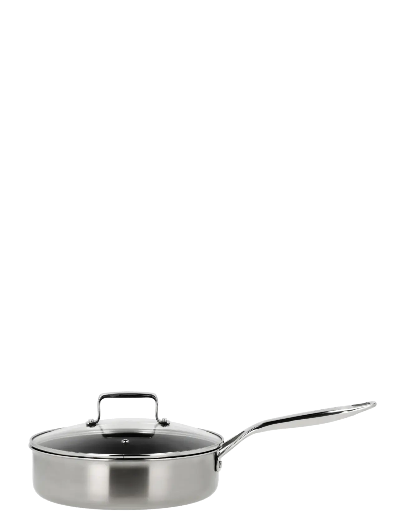 Morsø - Sauté pan with glass lid 79NORD Hybrid 24 cm Steel - silver - 1