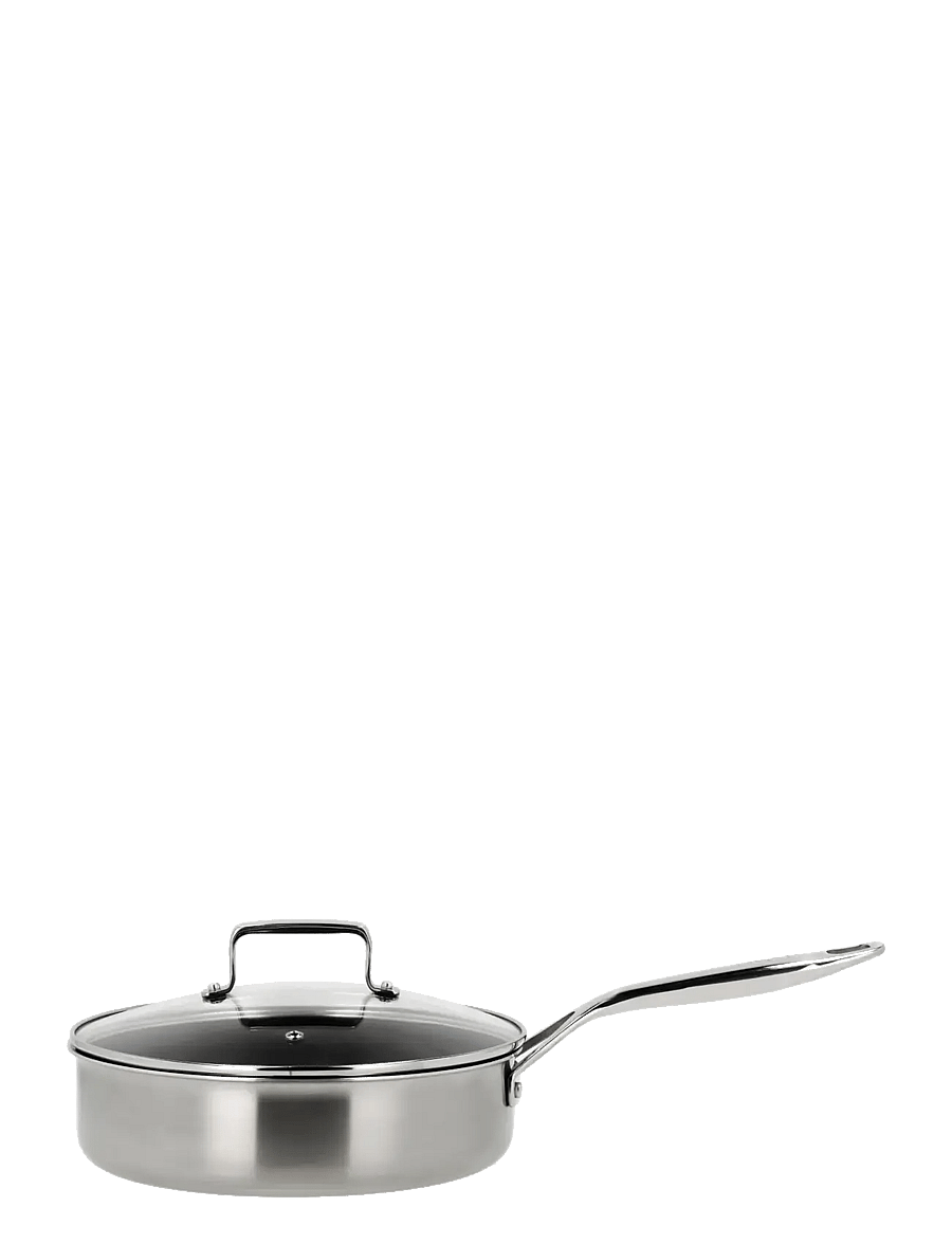 Morsø - Sauté pan with glass lid 79NORD Hybrid 24 cm Steel - silver - 1
