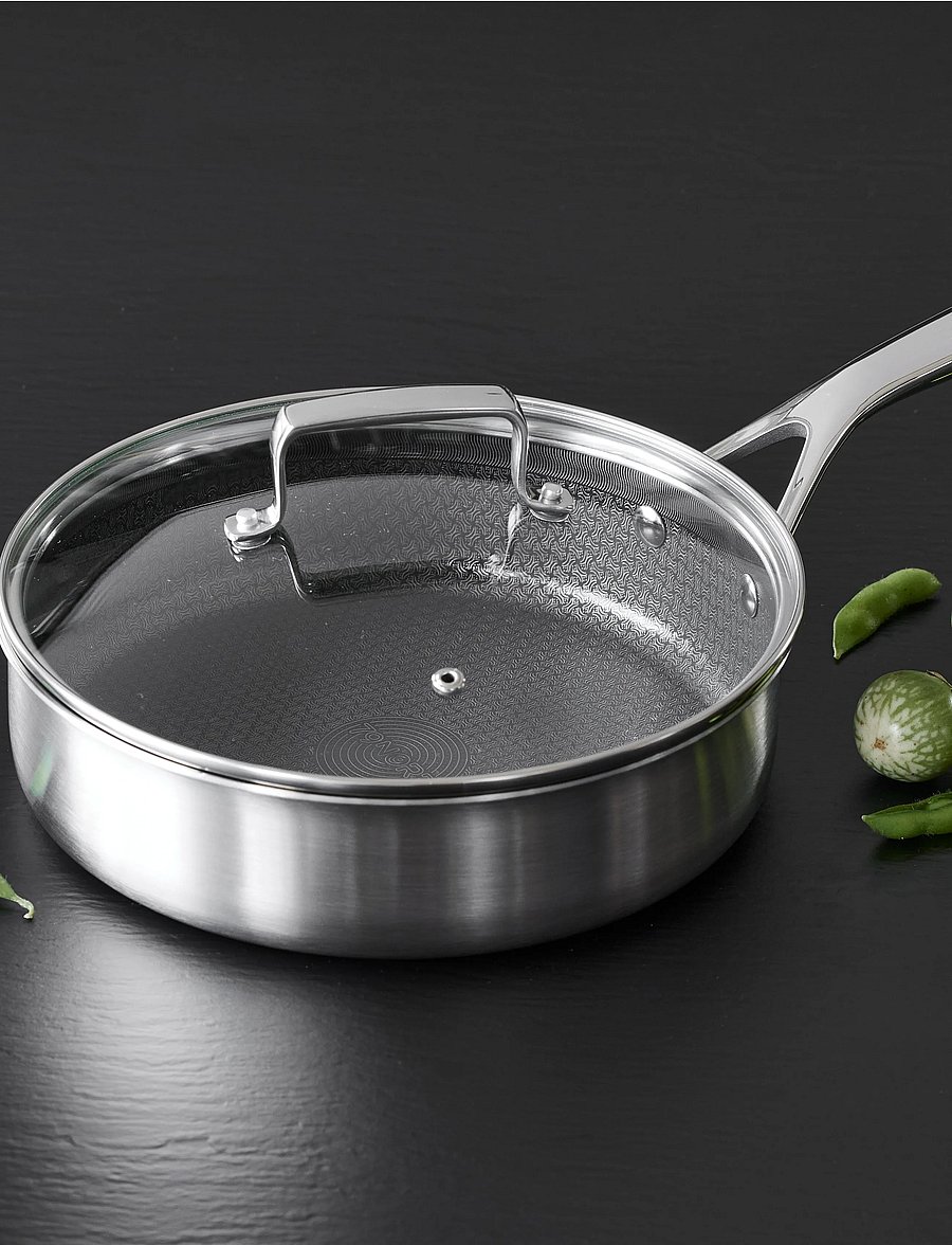 Morsø - Sauté pan with glass lid 79NORD Hybrid 24 cm Steel - silver - 0