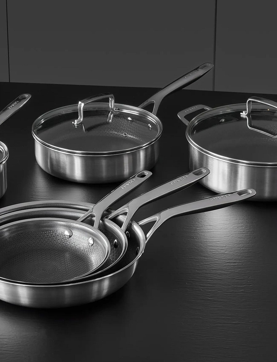 Morsø - Sauté pan with glass lid 79NORD Hybrid 24 cm Steel - silver - 5