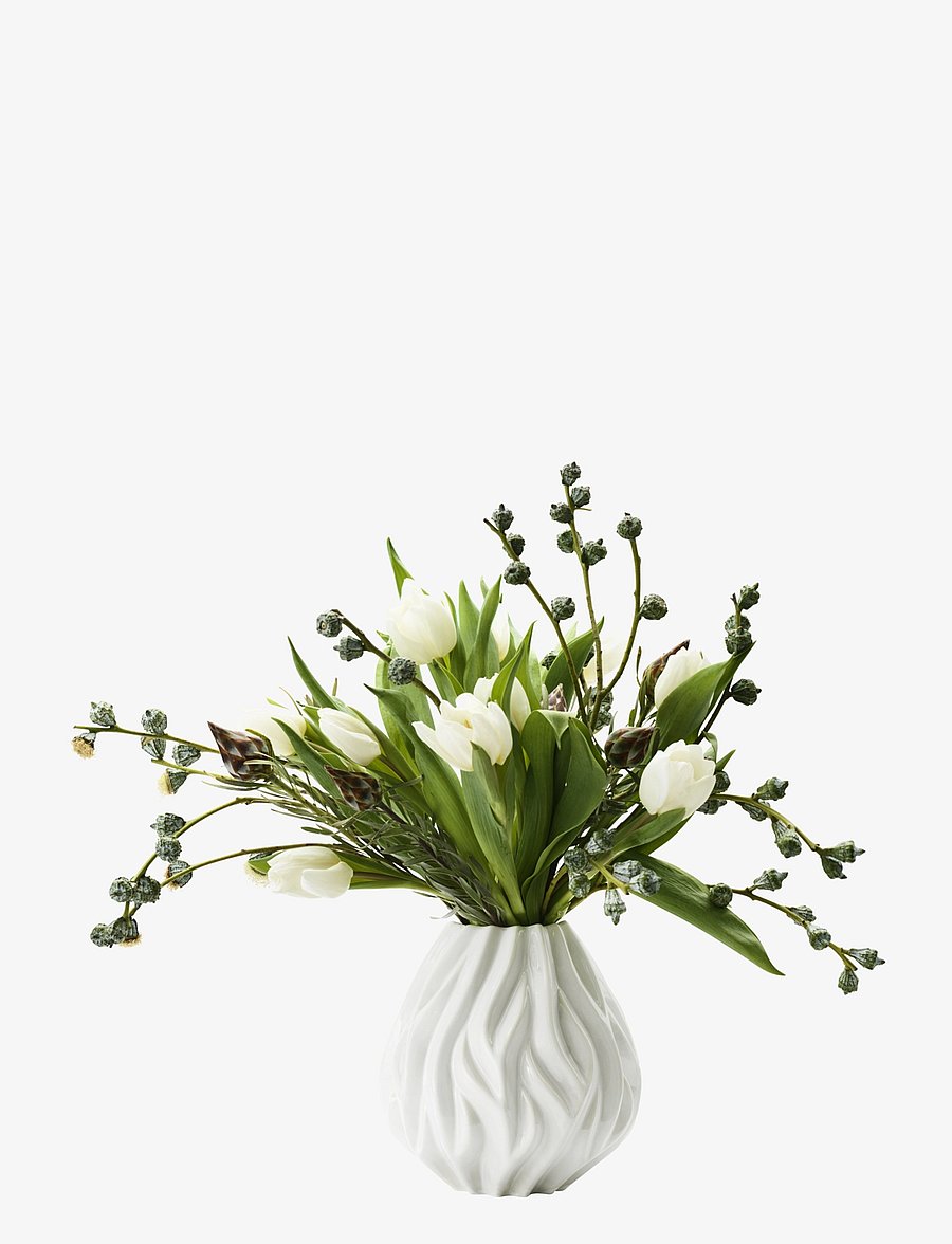 Morsø - Vase Flame - geburtstagsgeschenke - white - 1