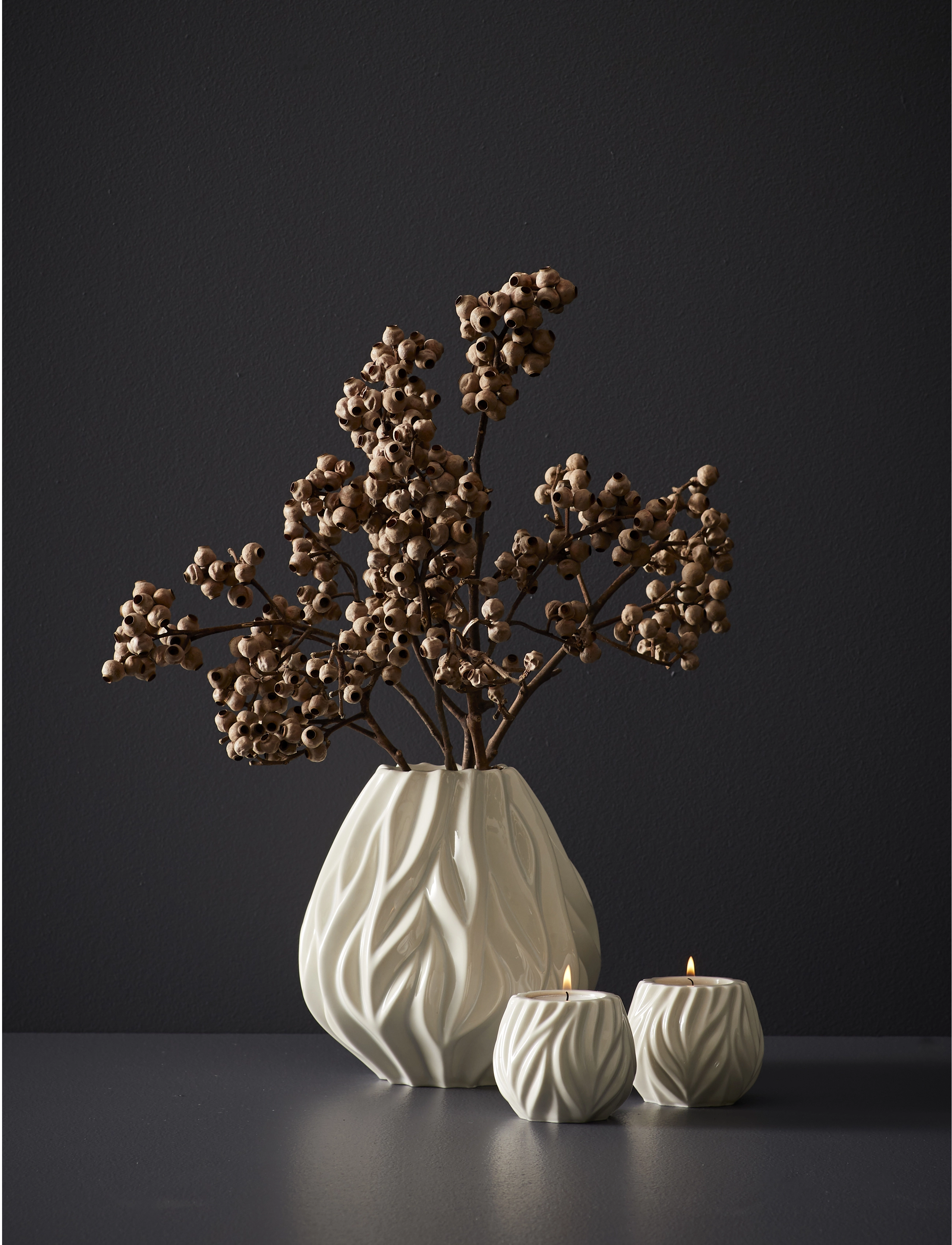 Morsø - Vase Flame - bursdagsgaver - white - 4