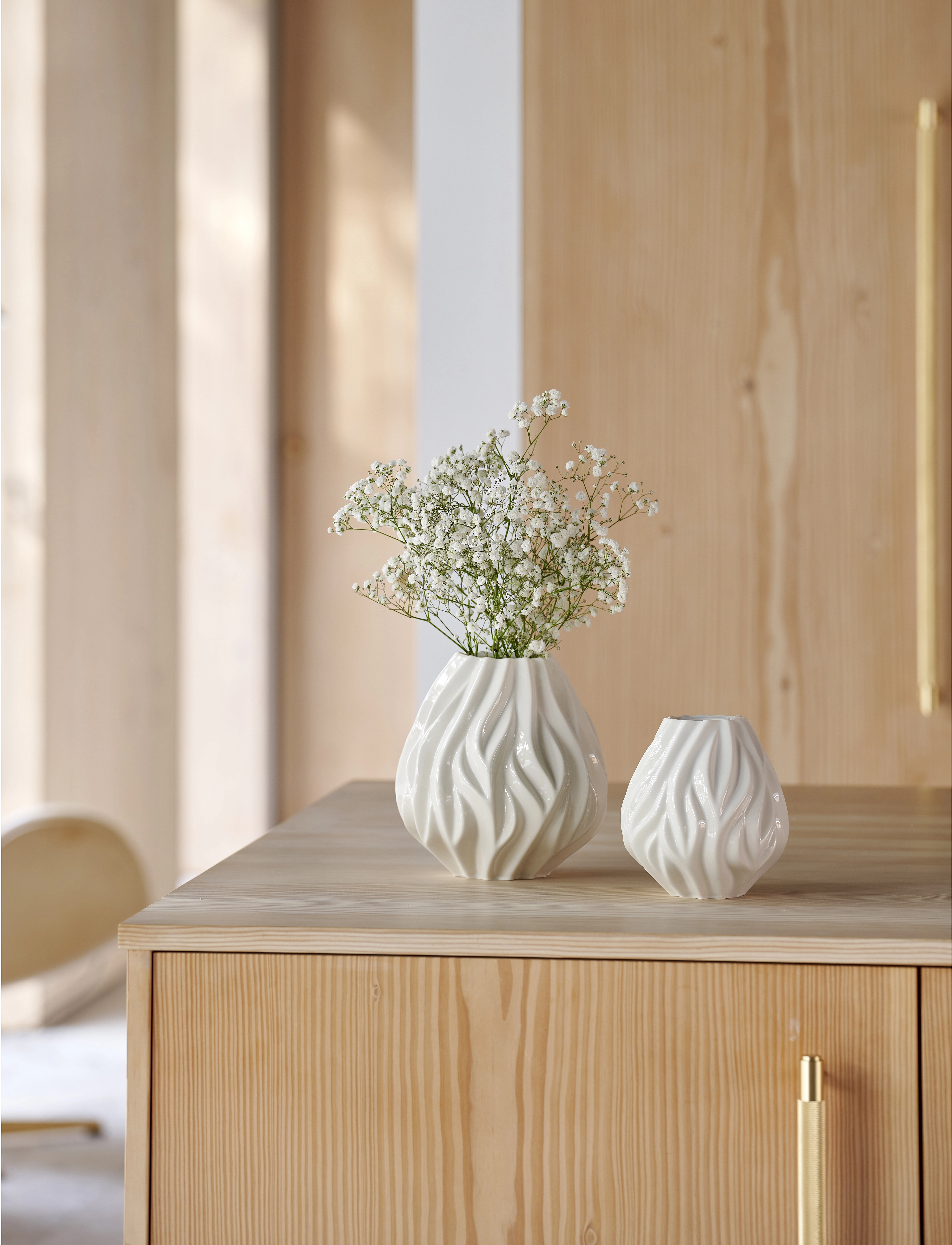 Morsø - Vase Flame - bursdagsgaver - white - 5