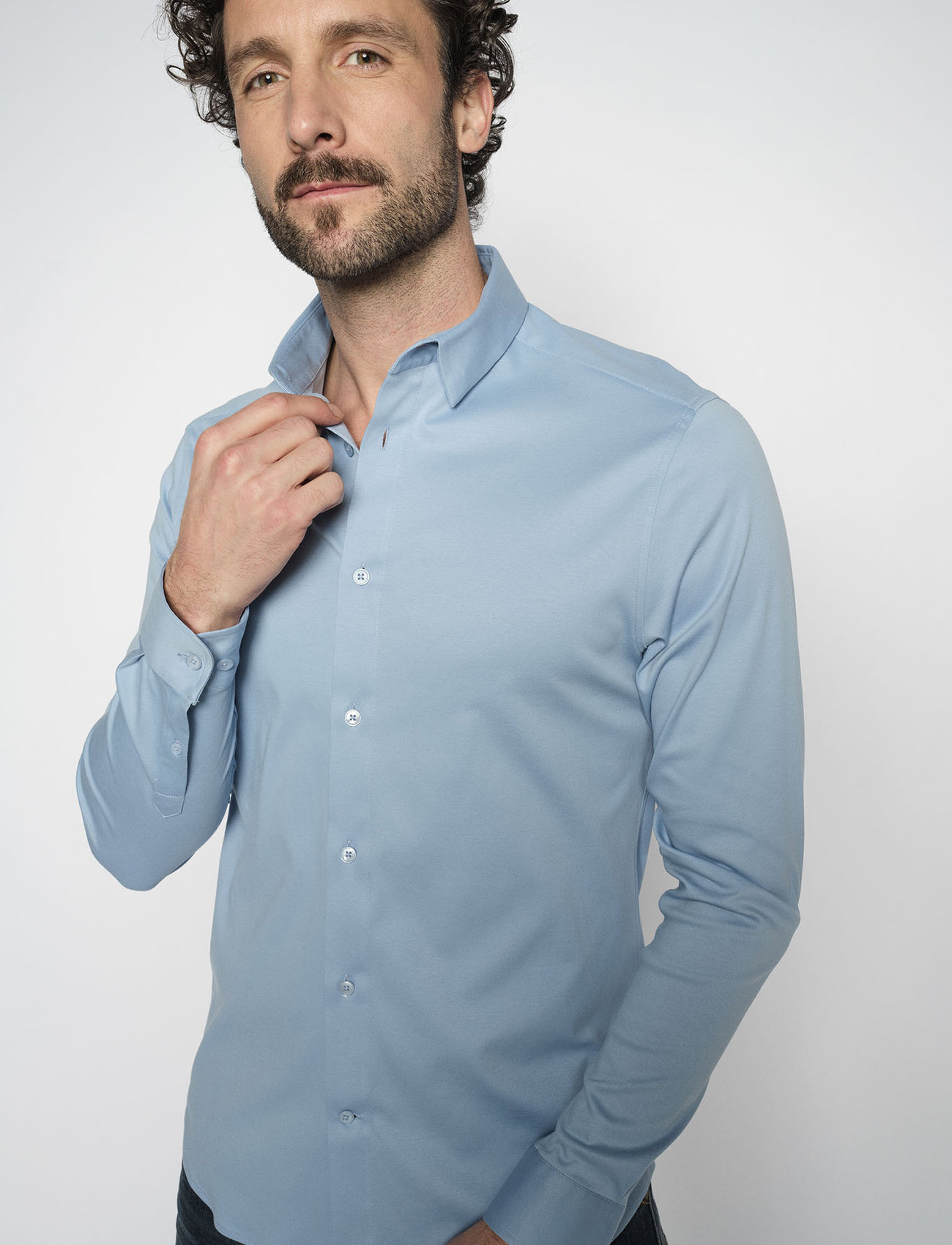 Mos Mosh Gallery Marco Crunch Jersey Shirt - - S 2