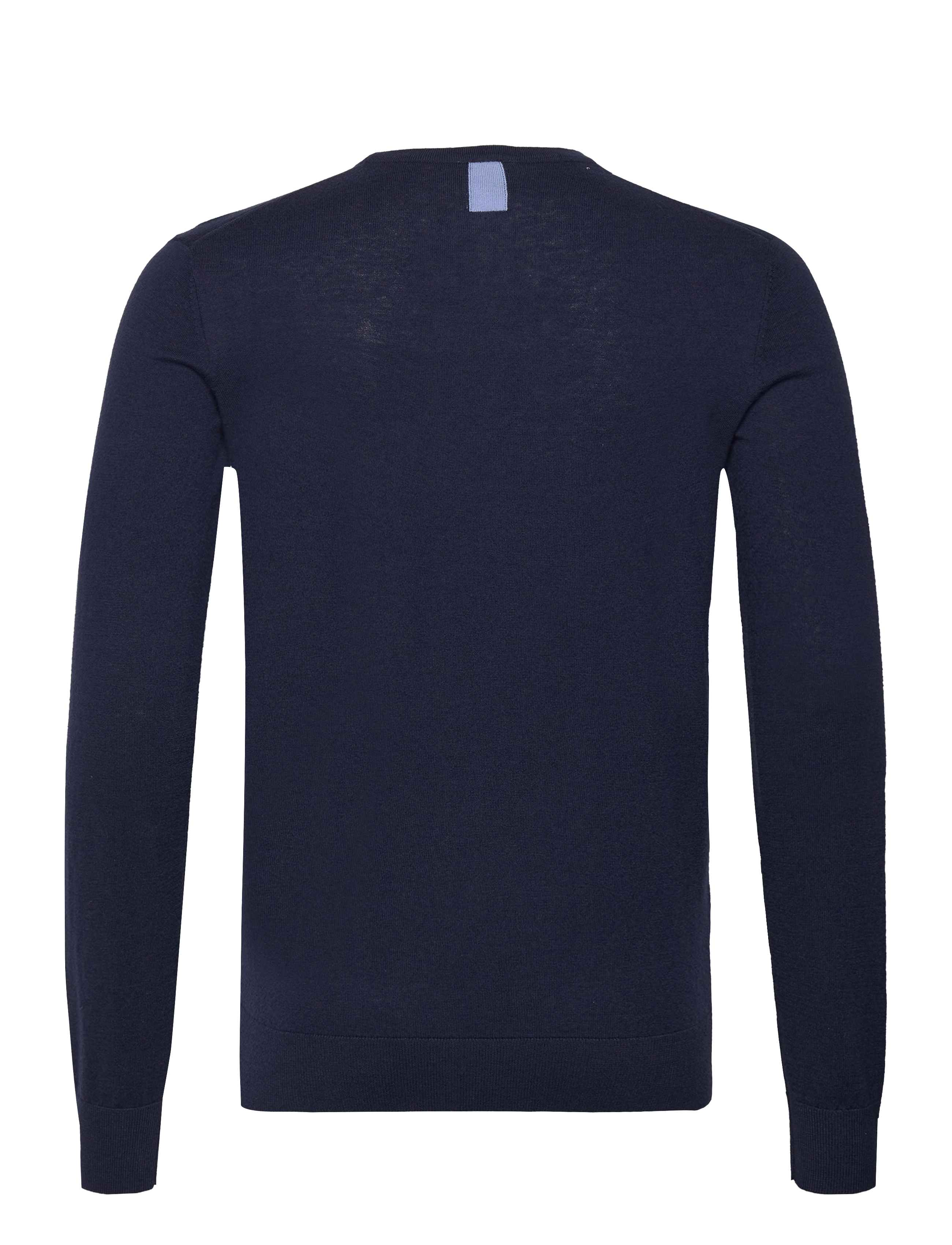 Mos Mosh Gallery - Adam Supima O-neck Knit - indigo blue - 1