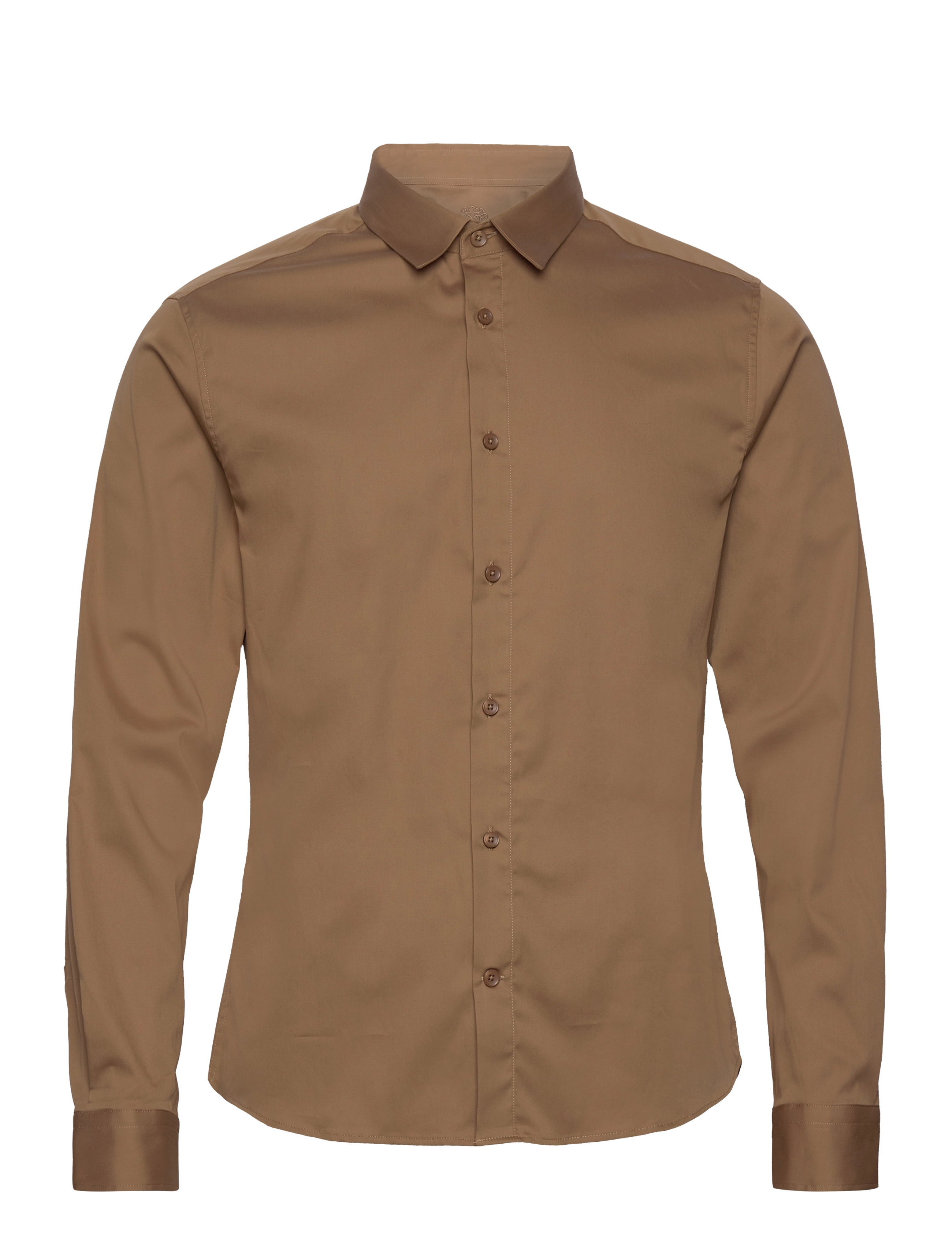 Mos Mosh Gallery - MMGManny Stretch Shirt - basic skjorter - desert sand - 1