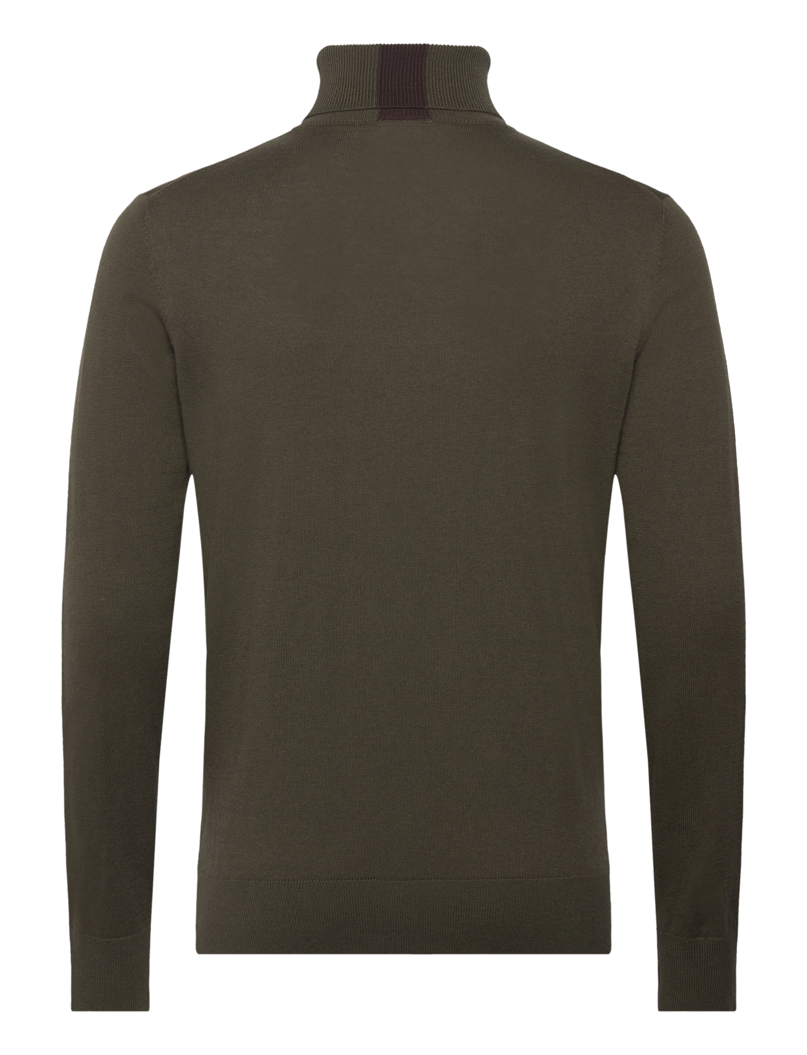 Mos Mosh Gallery - MMGAdam Supima Rollneck Knit - dk army green - 1