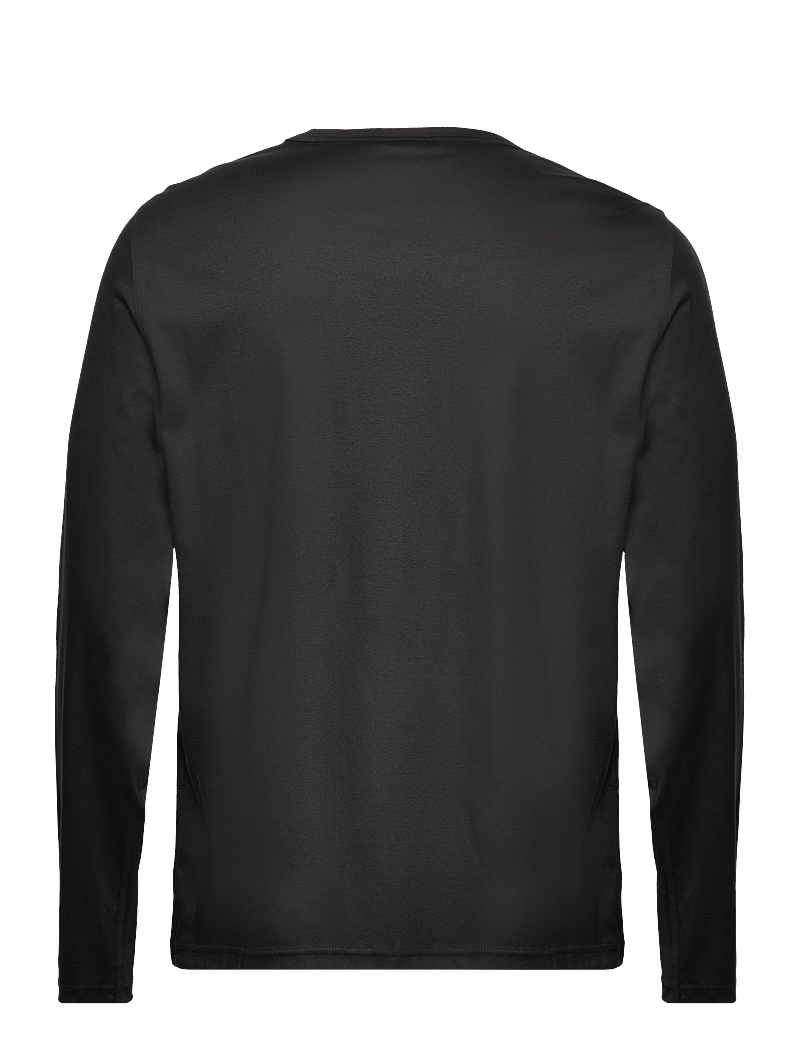 Mos Mosh Gallery - MMGPerry Ls O-Neck Tee - långärmade t-shirts - black - 1