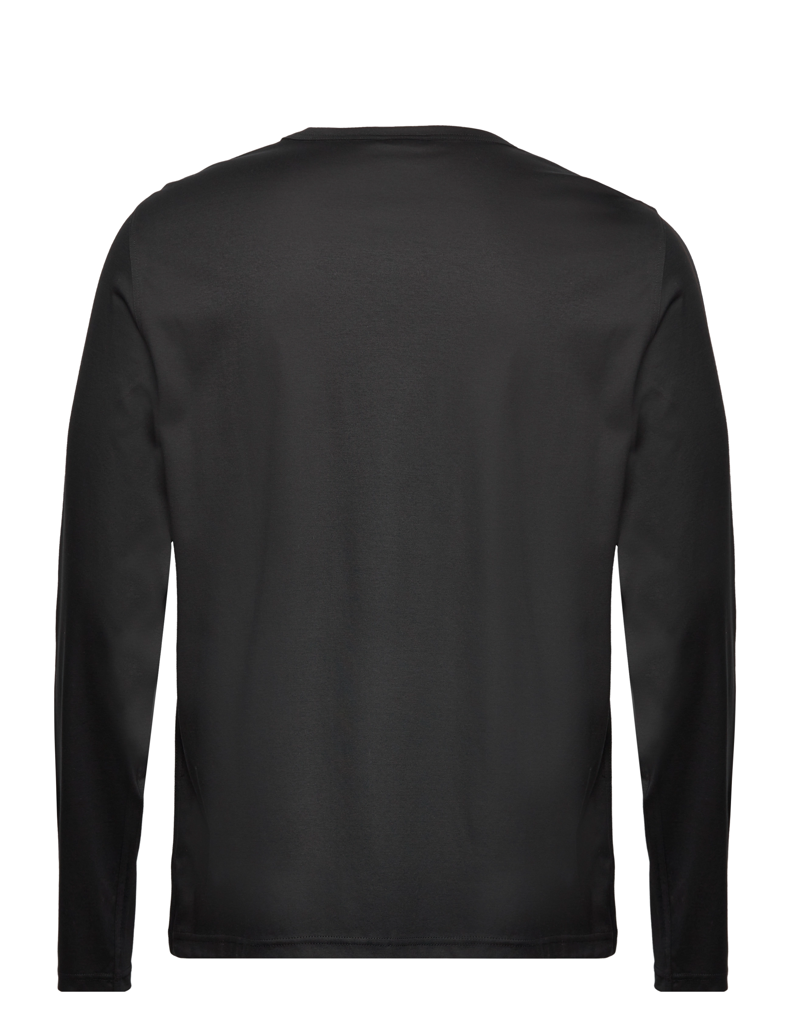 Mos Mosh Gallery - MMGPerry Ls O-Neck Tee - langærmede t-shirts - black - 1