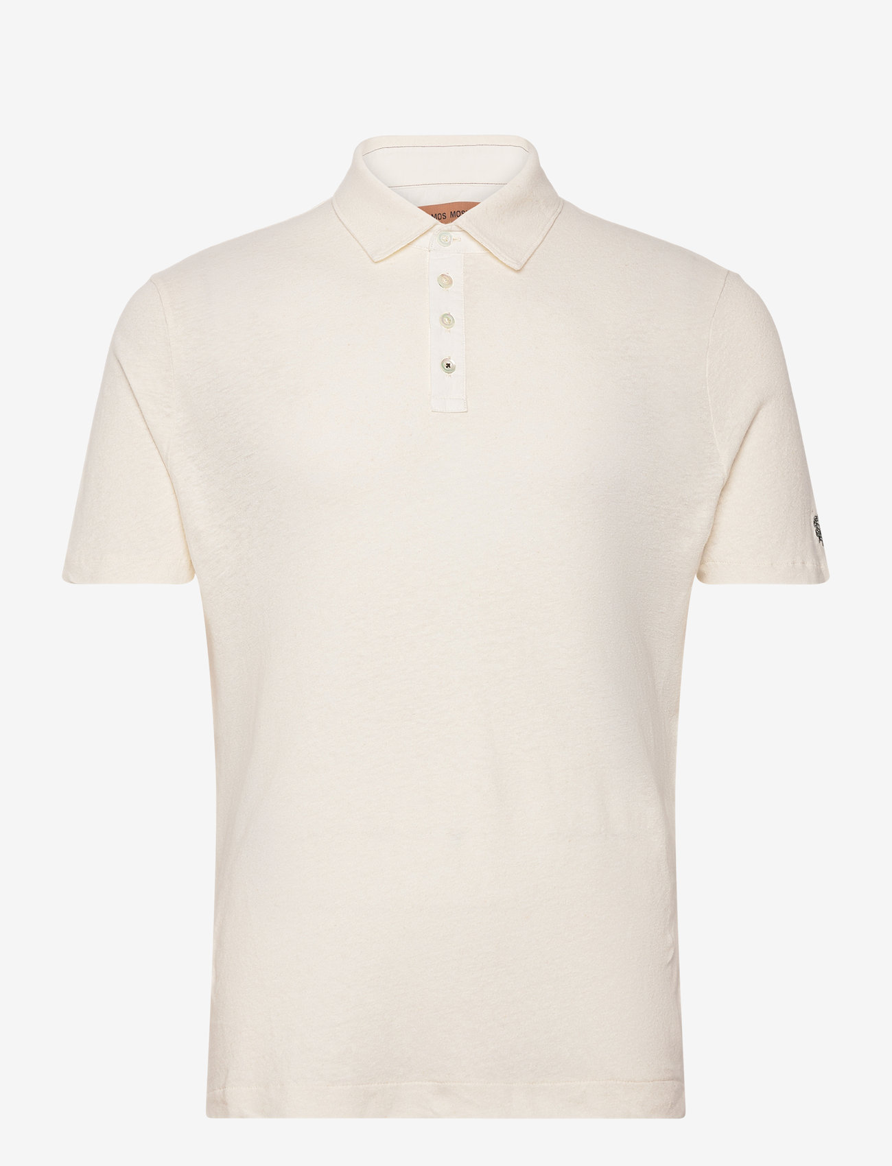 Mos Mosh Gallery - MMGPaul SS Polo Tee - ecru - 0