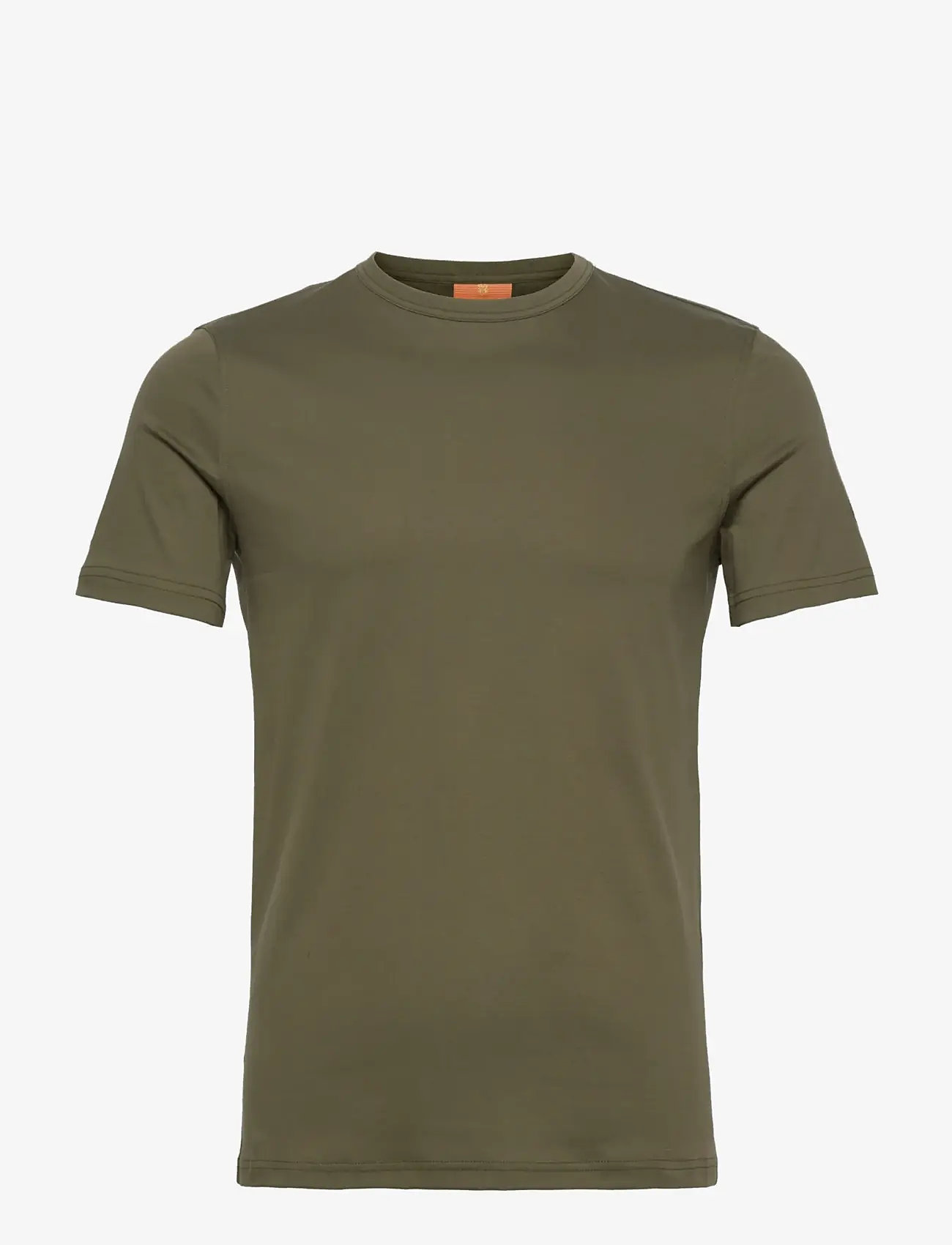 Mos Mosh Gallery - Perry Crunch O-SS Tee - kortärmade t-shirts - army - 1