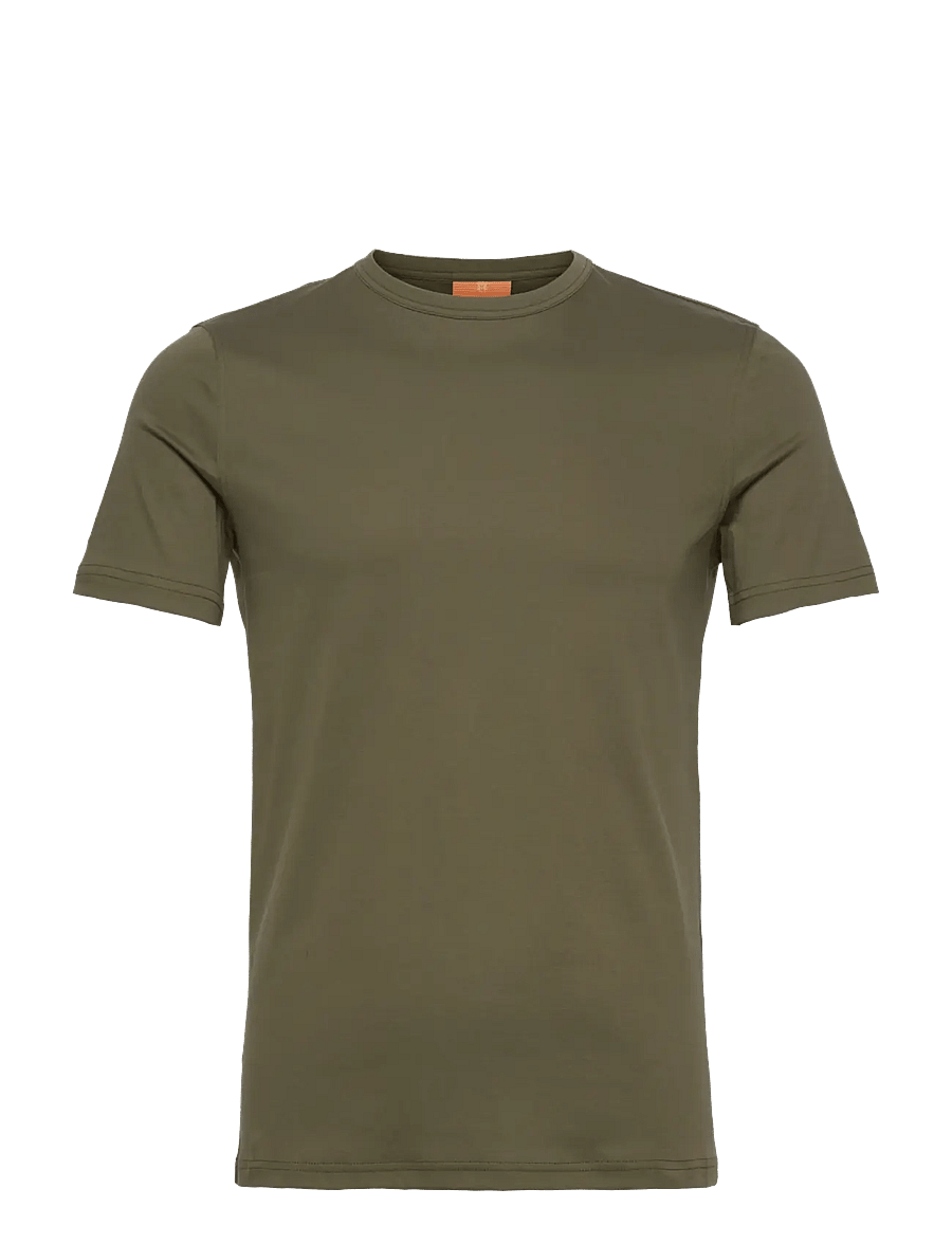 Mos Mosh Gallery - Perry Crunch O-SS Tee - kurzärmelig - army - 1