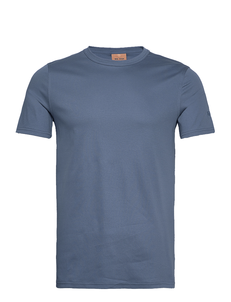 Mos Mosh Gallery - MMGPerry O-SS Tee - kortermede t-skjorter - bering sea - 1