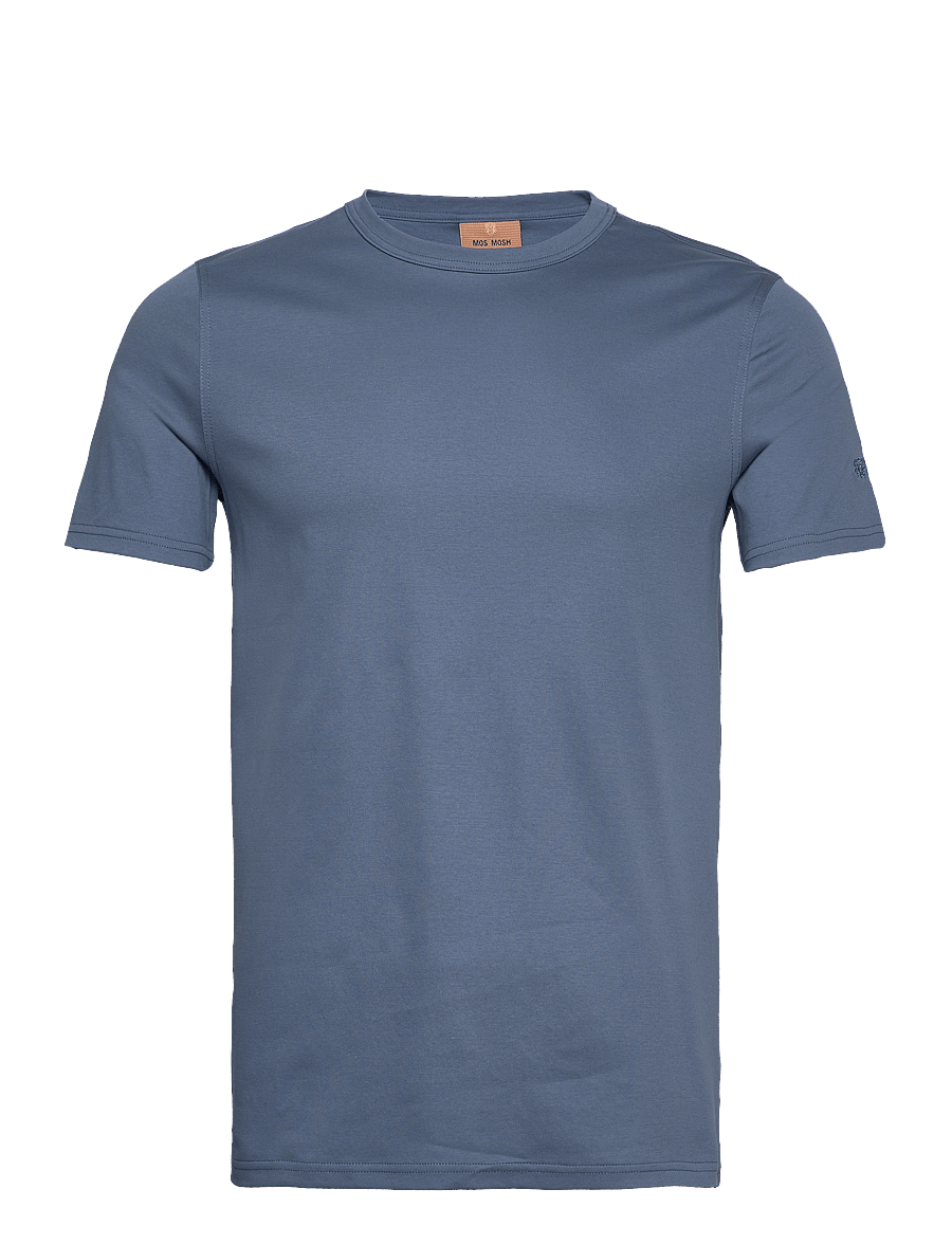 Mos Mosh Gallery - Perry Crunch O-SS Tee - kurzärmelig - bering sea - 1