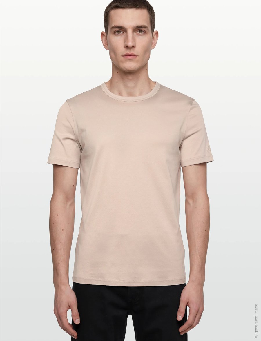 Mos Mosh Gallery - Perry Crunch O-SS Tee - kurzärmelig - chateau gray - 3