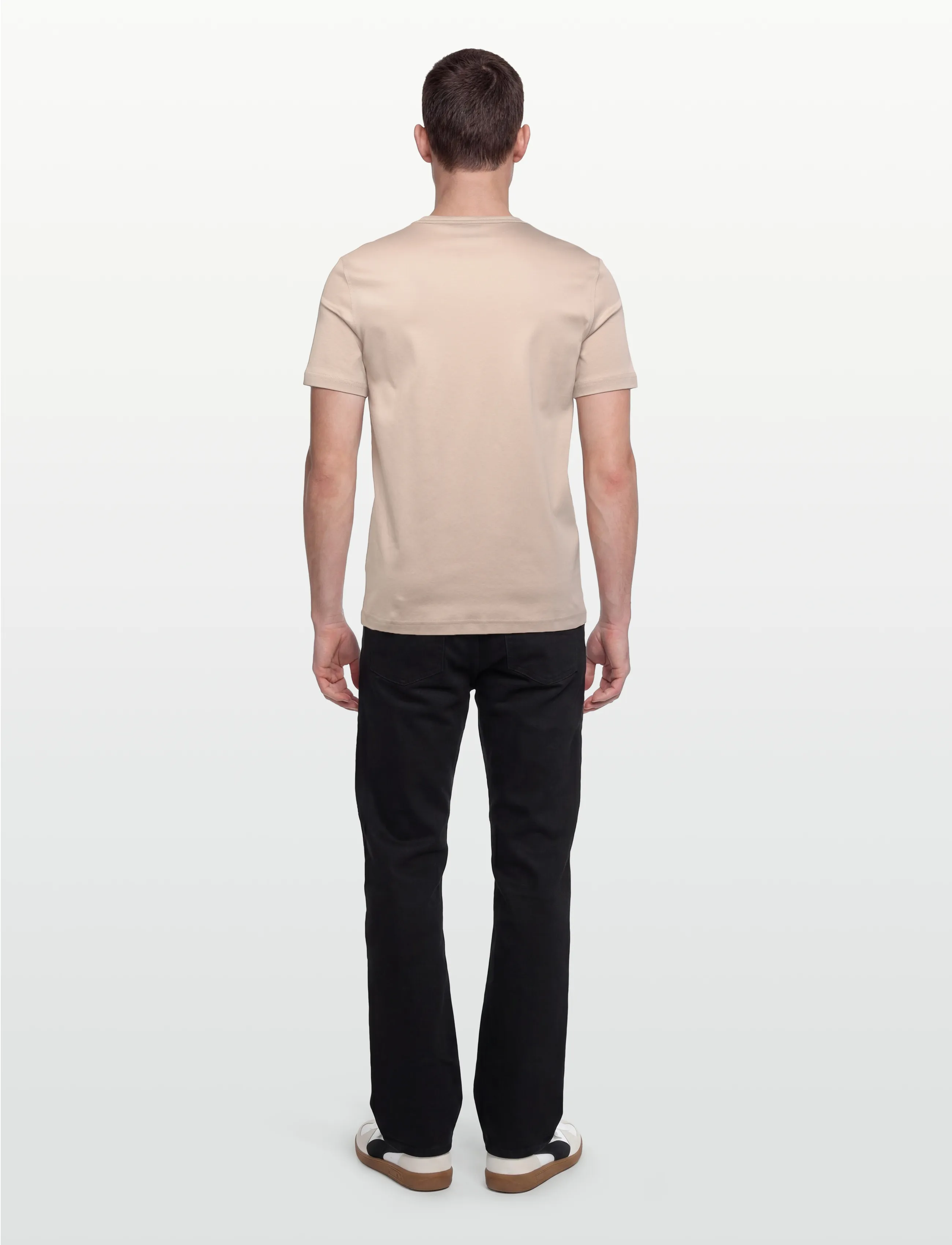 Mos Mosh Gallery - Perry Crunch O-SS Tee - short-sleeved t-shirts - chateau gray - 4