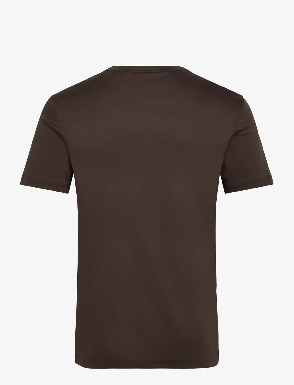 Mos Mosh Gallery - Perry Crunch O-SS Tee - kortärmade t-shirts - chocolate brown - 1