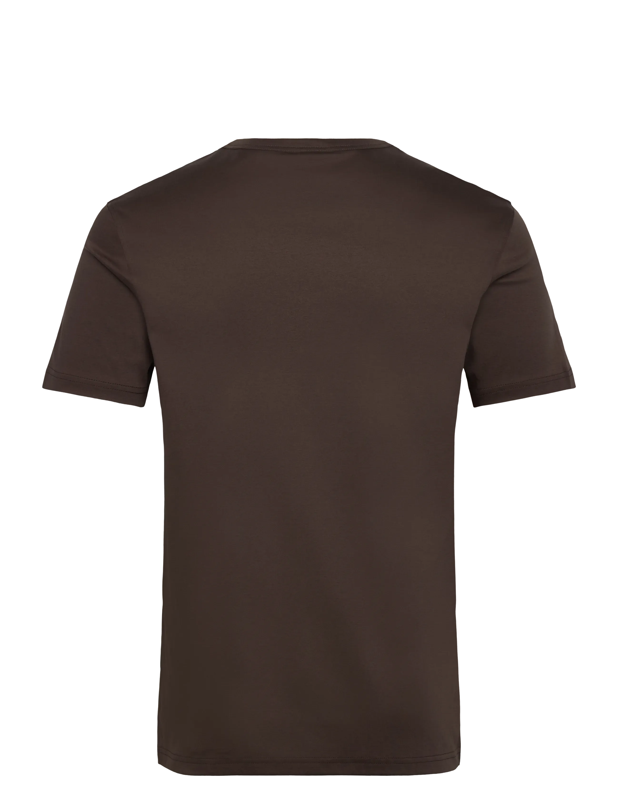 Mos Mosh Gallery - MMGPerry O-SS Tee - basic t-shirts - chocolate brown - 1
