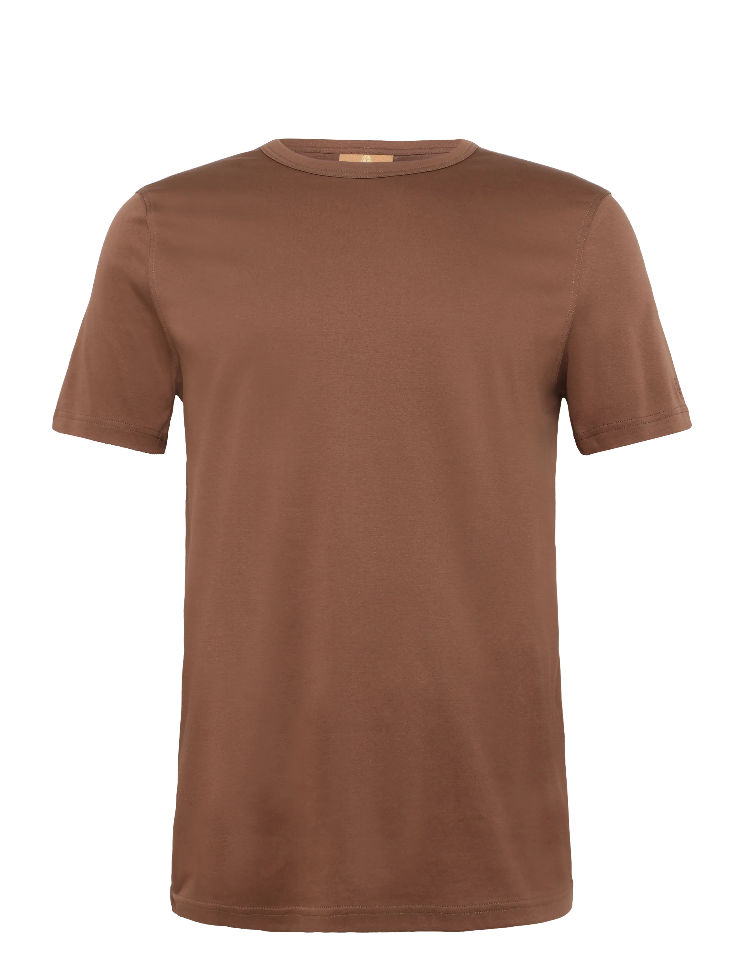 Mos Mosh Gallery MMGPerry O-SS Tee - Kurzärmelige T-Shirts - COCOA BROWN / brown