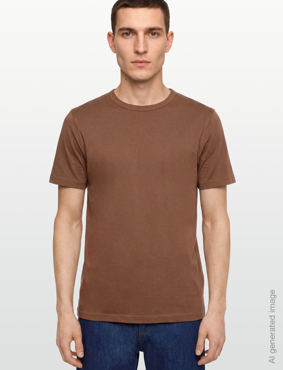 Mos Mosh Gallery - MMGPerry O-Ss Tee - lühikeste varrukatega t-särgid - cocoa brown - 3