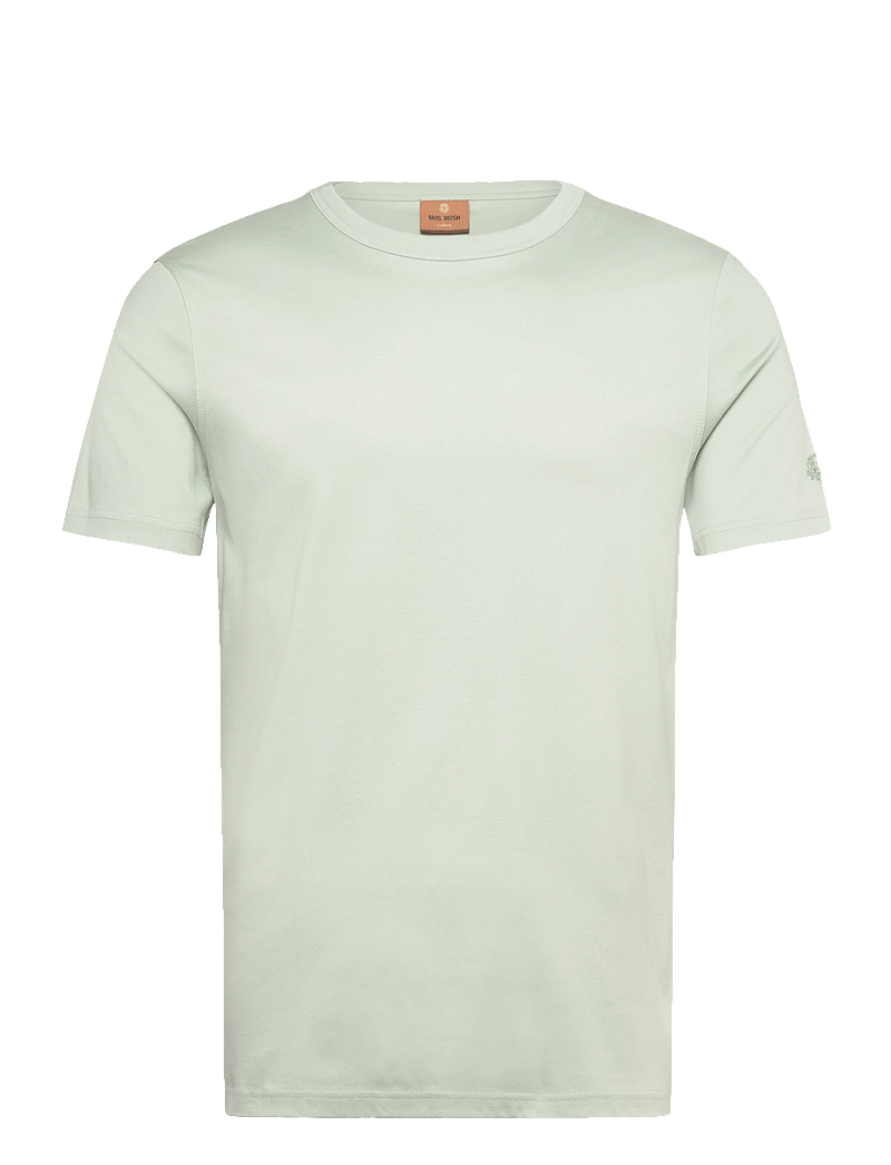 Mos Mosh Gallery - Perry Crunch O-SS Tee - short-sleeved t-shirts - menthol green - 0