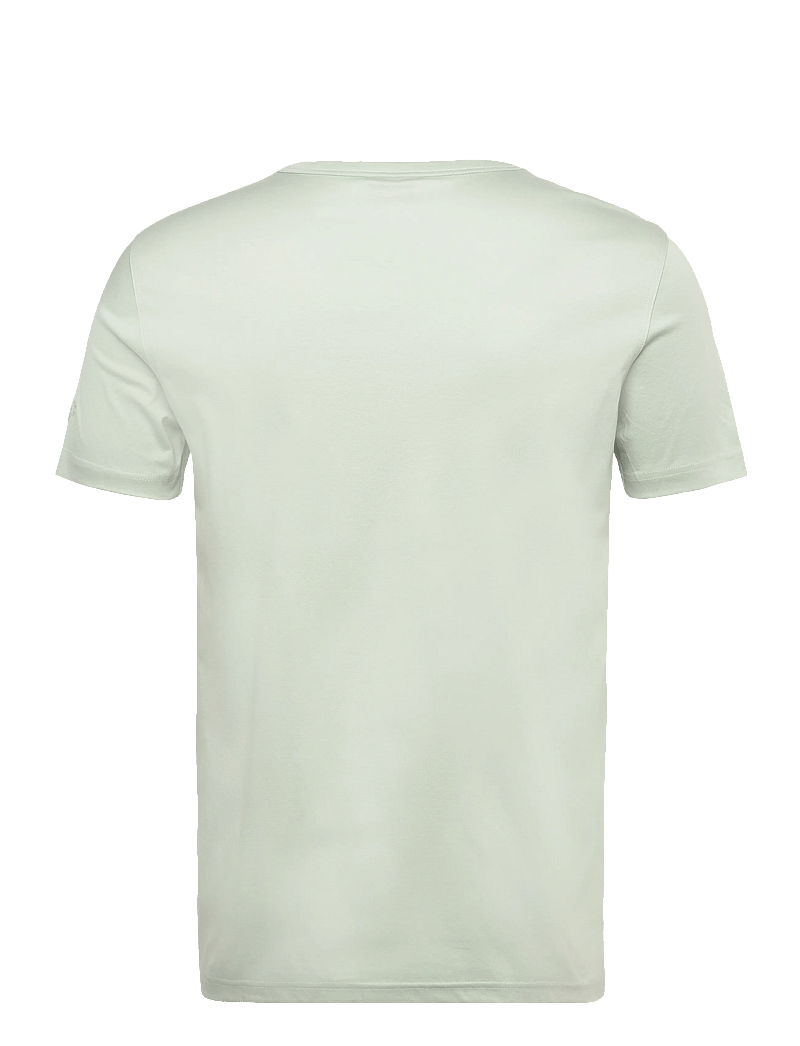 Mos Mosh Gallery - Perry Crunch O-SS Tee - short-sleeved t-shirts - menthol green - 1