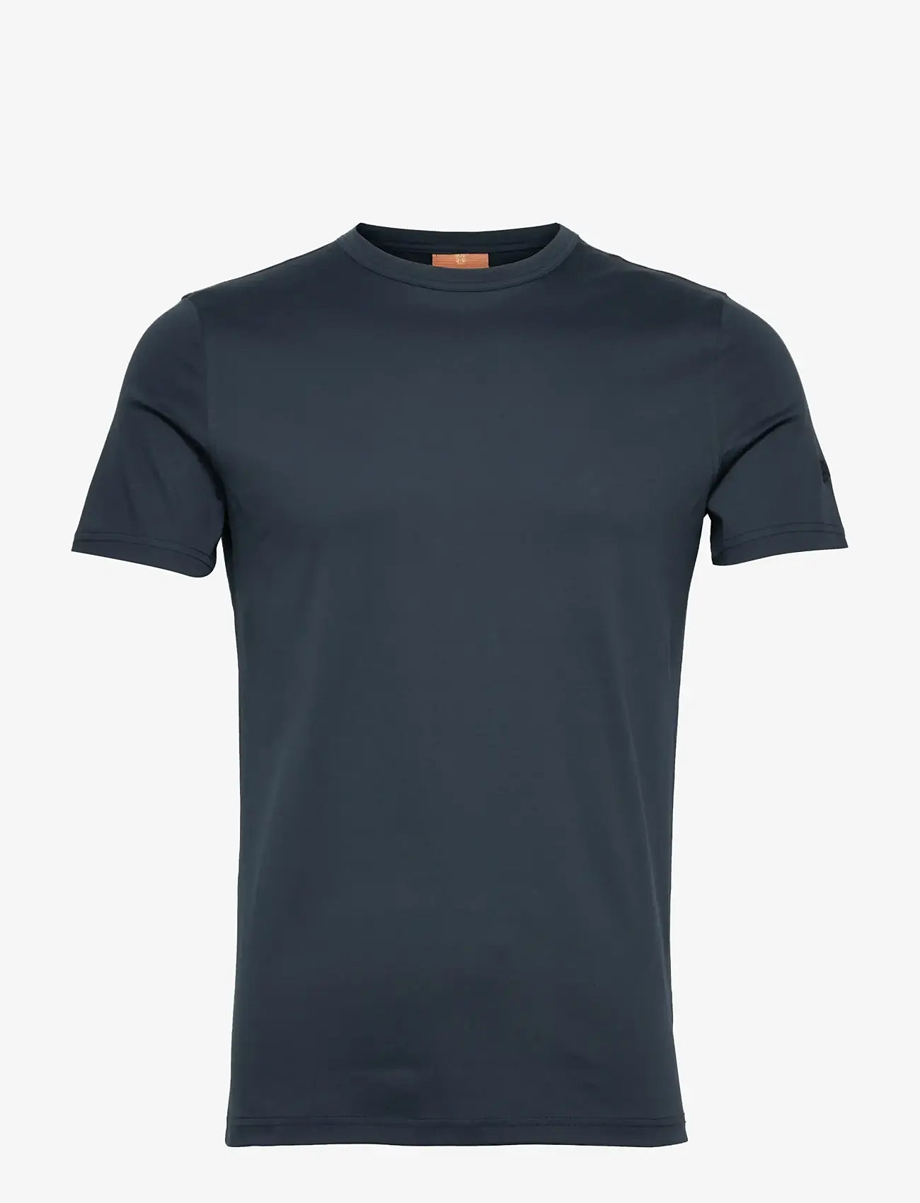 Mos Mosh Gallery - Perry Crunch O-SS Tee - kortærmede t-shirts - navy - 1