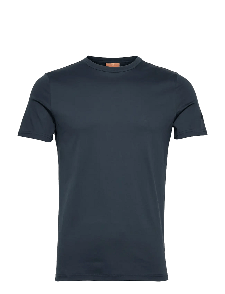 Mos Mosh Gallery - Perry Crunch O-SS Tee - kurzärmelig - navy - 1