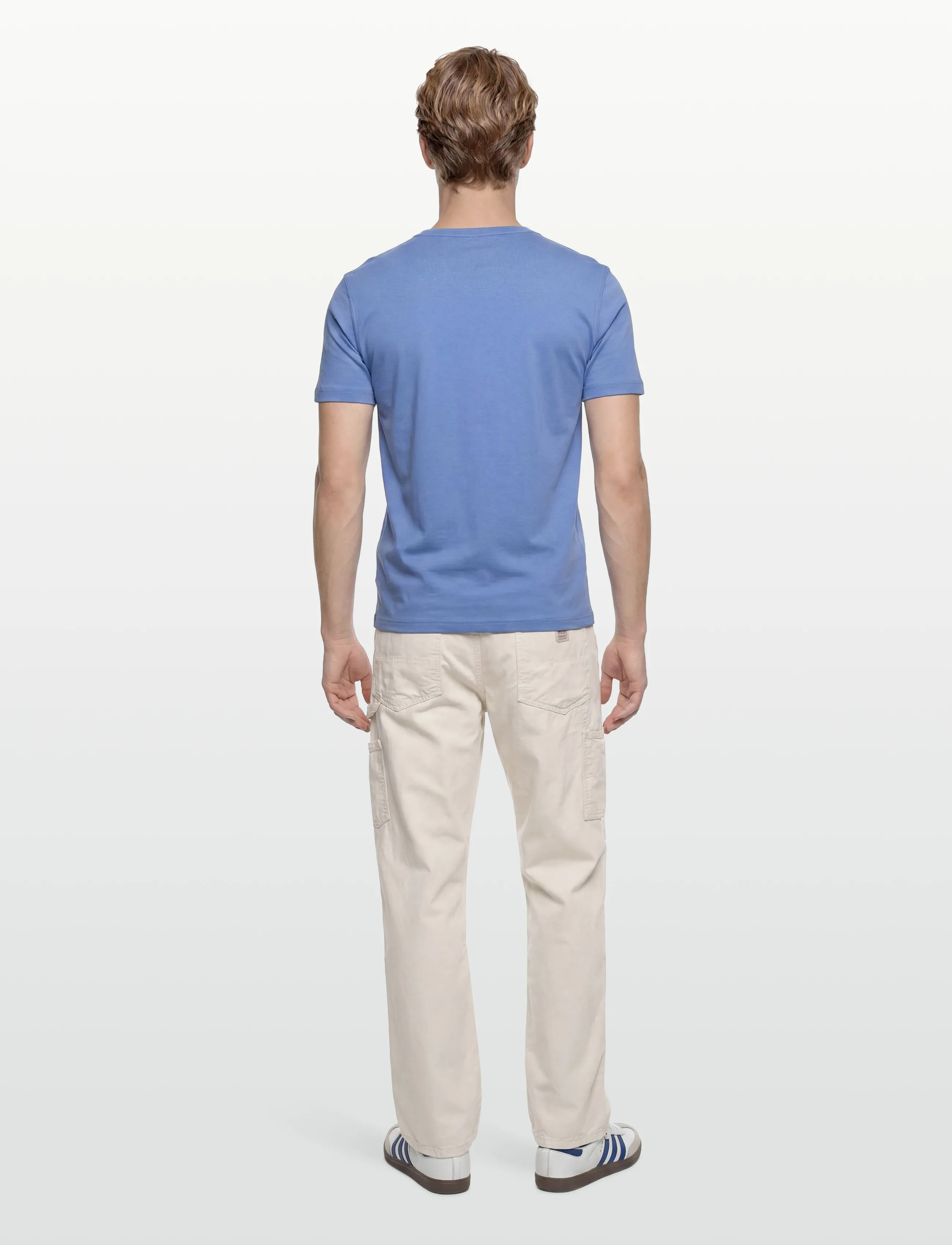 Mos Mosh Gallery - Perry Crunch O-SS Tee - kurzärmelig - silver lake blue - 4