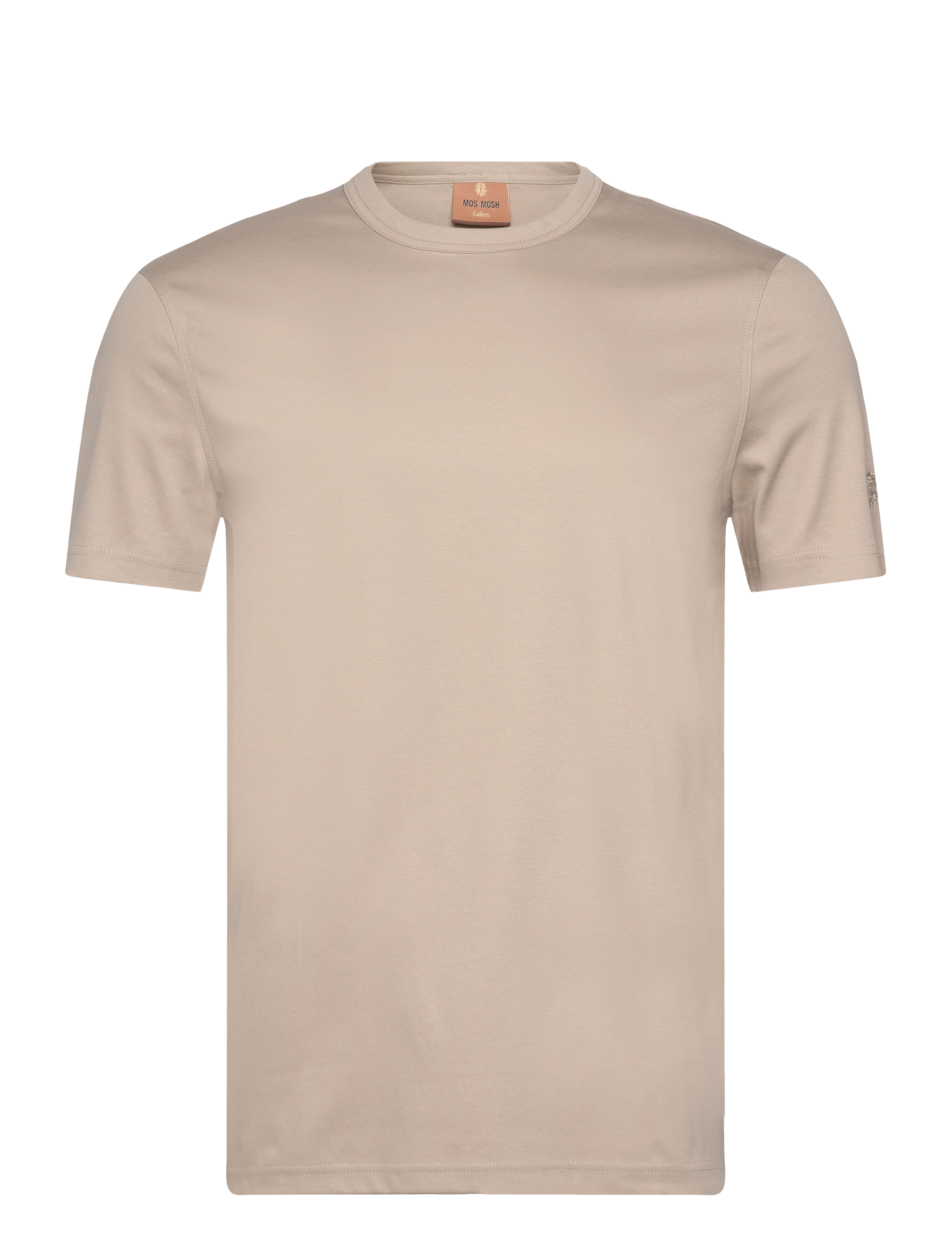 Mos Mosh Gallery MMGPerry O-SS Tee - T-särgid - SOFT KIT / beige