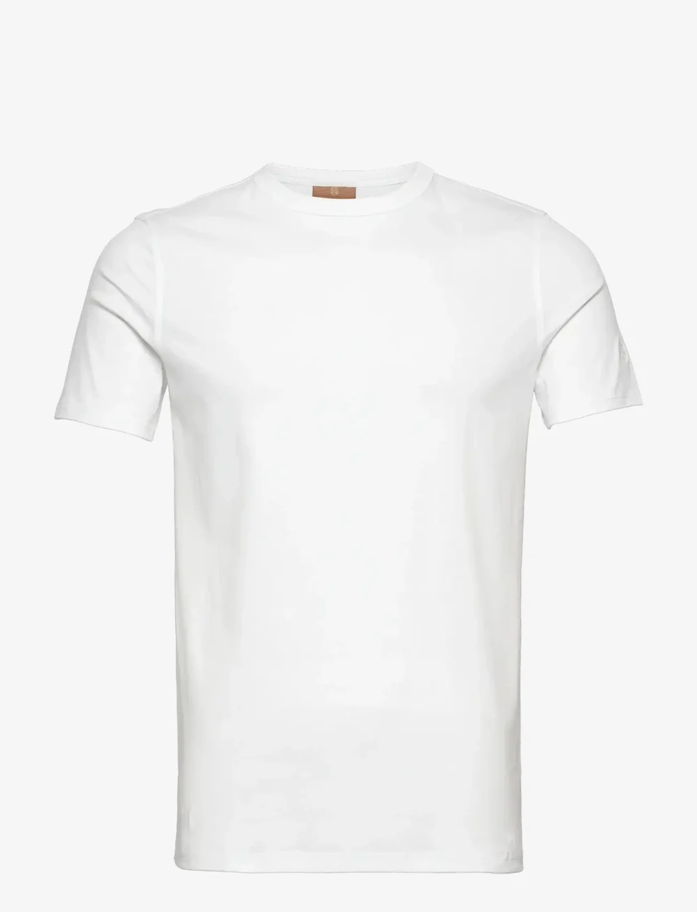 Mos Mosh Gallery - Perry Crunch O-SS Tee - kortärmade t-shirts - white - 1