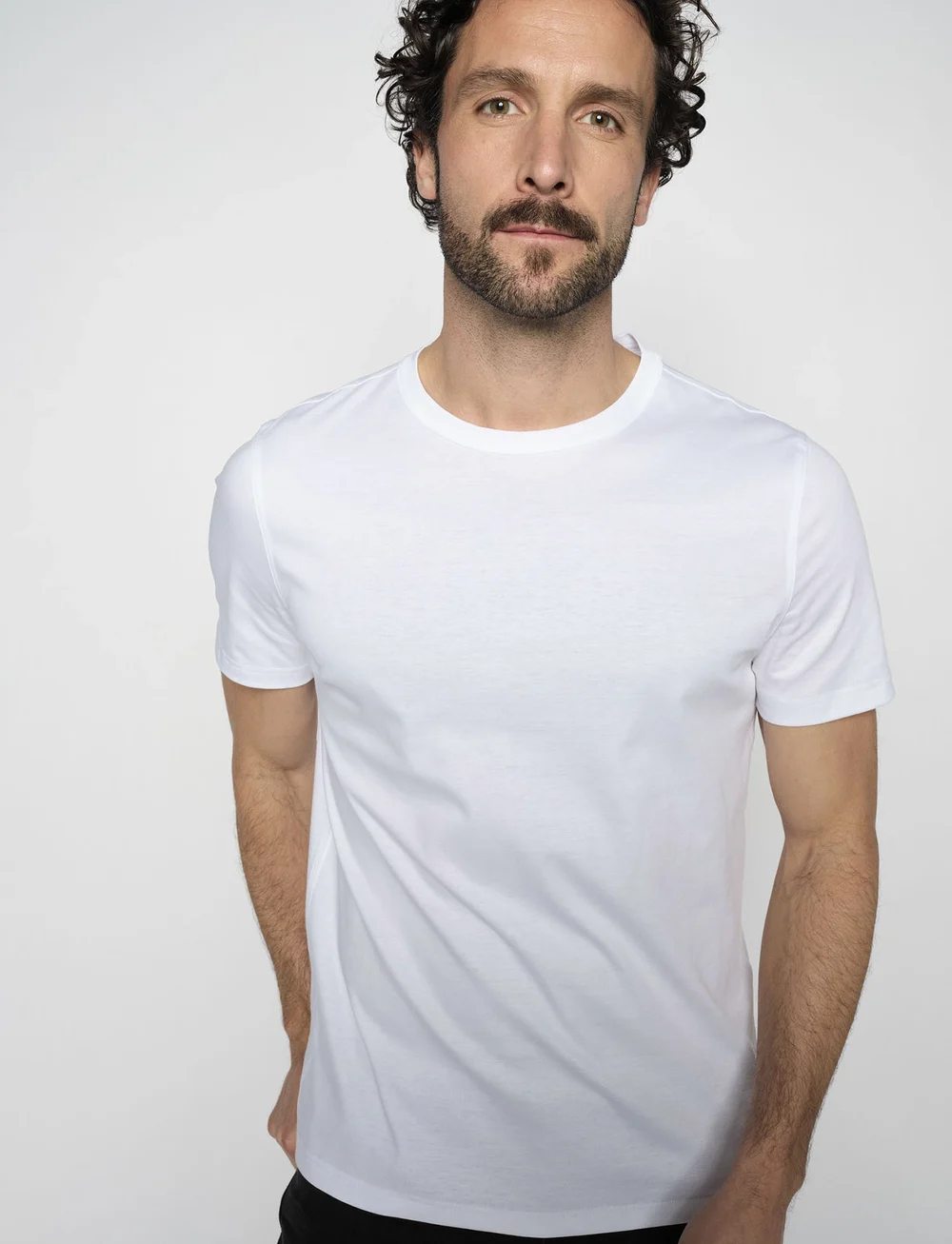 Mos Mosh Gallery - Perry Crunch O-SS Tee - kortärmade t-shirts - white - 0