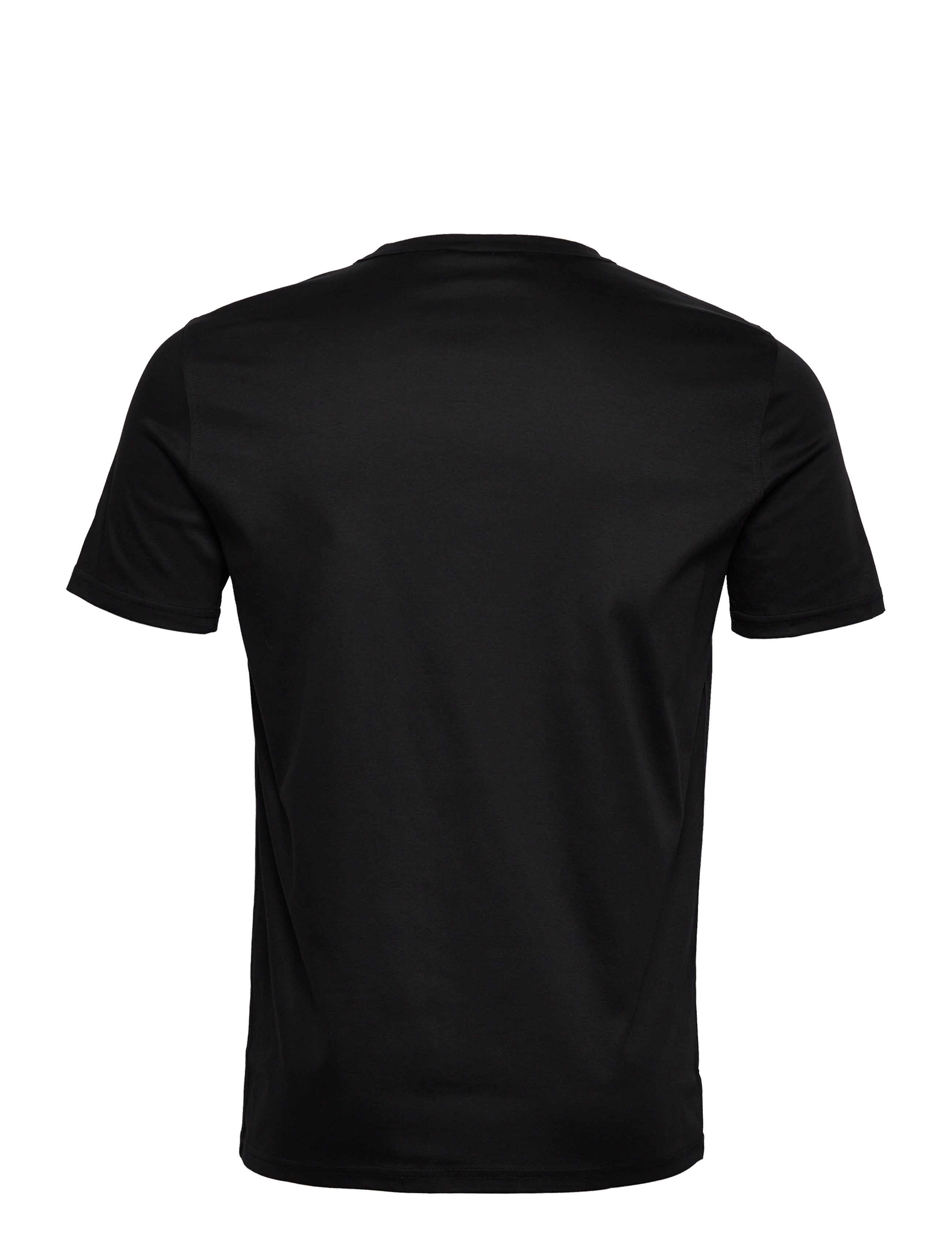 Mos Mosh Gallery - Perry Crunch V-SS Tee - v-neck t-shirts - black - 2