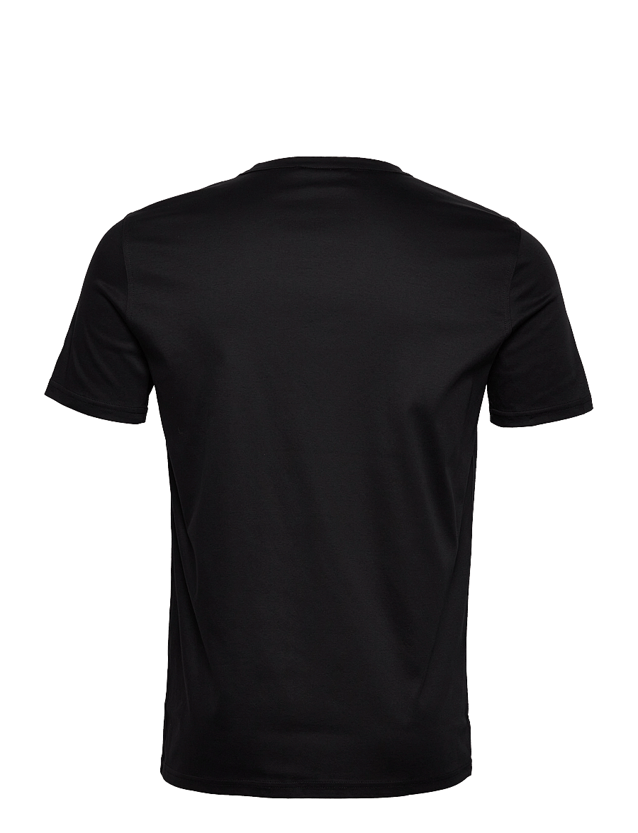 Mos Mosh Gallery - Perry Crunch V-SS Tee - v-kaelusega t-särgid - black - 2
