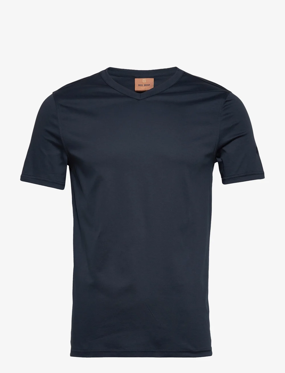 Mos Mosh Gallery - Perry Crunch V-SS Tee - t-shirts med v-hals - navy - 1