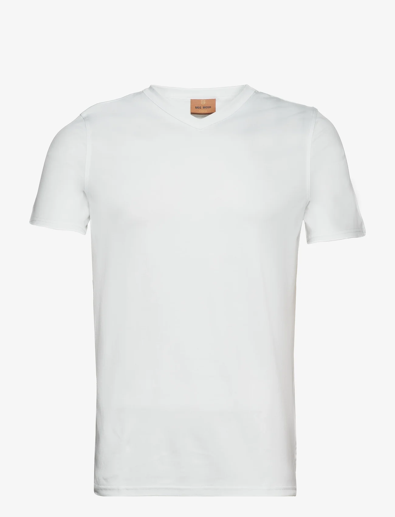 Mos Mosh Gallery - Perry Crunch V-SS Tee - t-shirts à manches courtes - white - 1