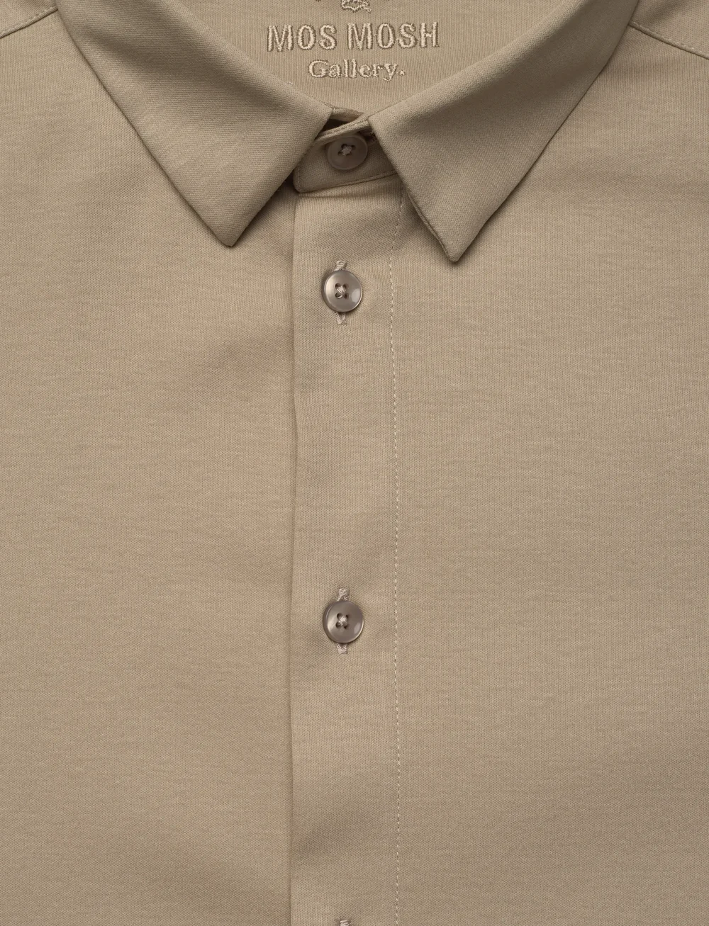 Mos Mosh Gallery - MMGMarco Jersey Shirt - rennot kauluspaidat - aluminum - 2