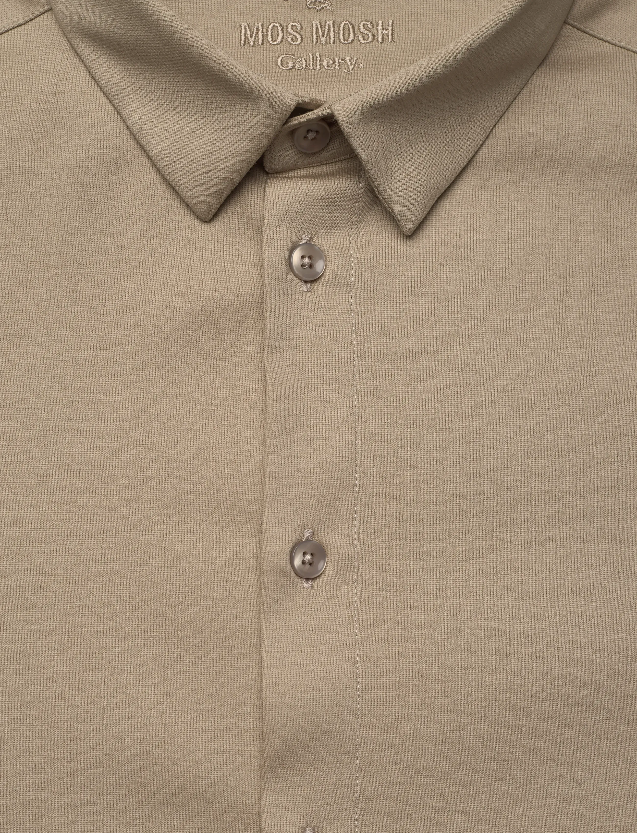 Mos Mosh Gallery - MMGMarco Jersey Shirt - business skjorter - aluminum - 2