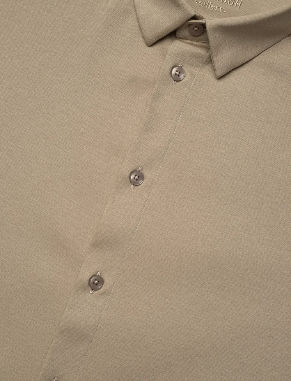 Mos Mosh Gallery - MMGMarco Jersey Shirt - rennot kauluspaidat - aluminum - 3