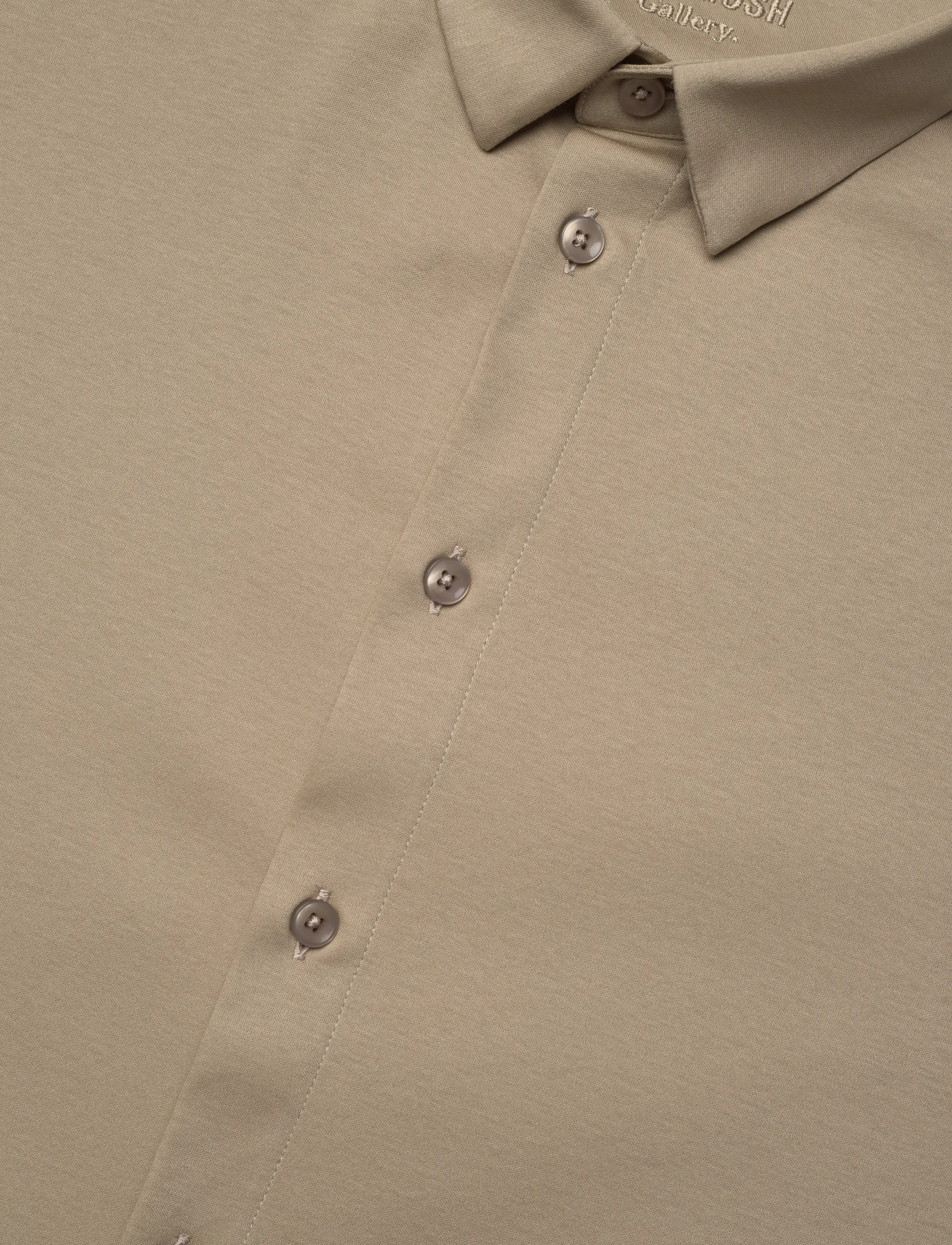 Mos Mosh Gallery - MMGMarco Jersey Shirt - business skjorter - aluminum - 3