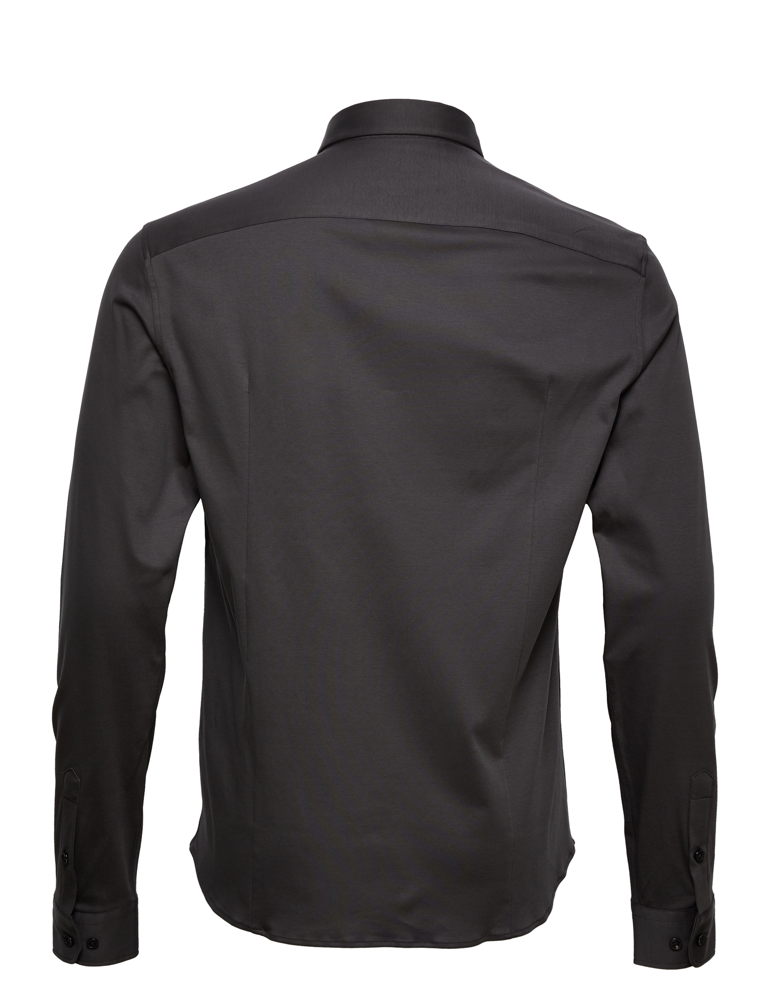 Mos Mosh Gallery - MMGMarco Jersey Shirt - muodolliset kauluspaidat - antracite - 2