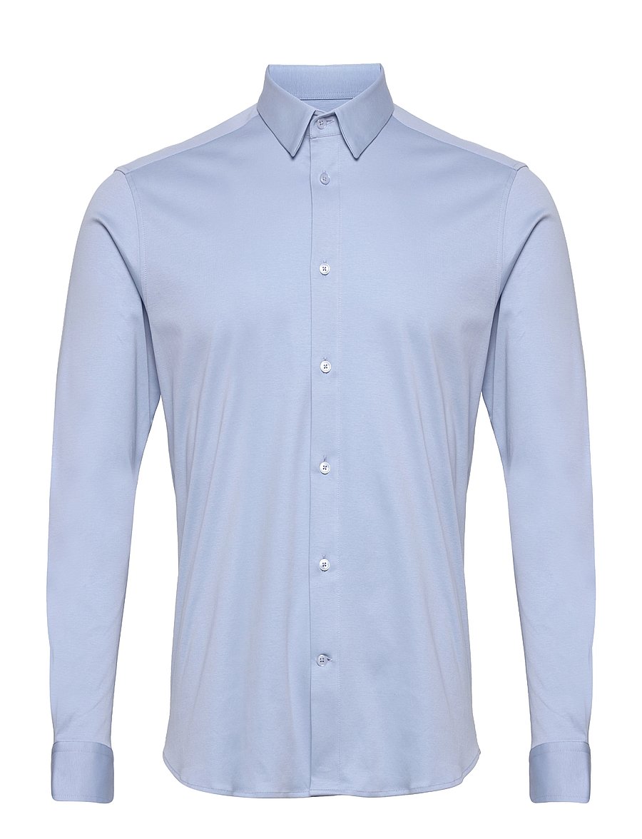 Mos Mosh Gallery - Marco Crunch Jersey Shirt - vabaajasärgid - bel air blue - 1