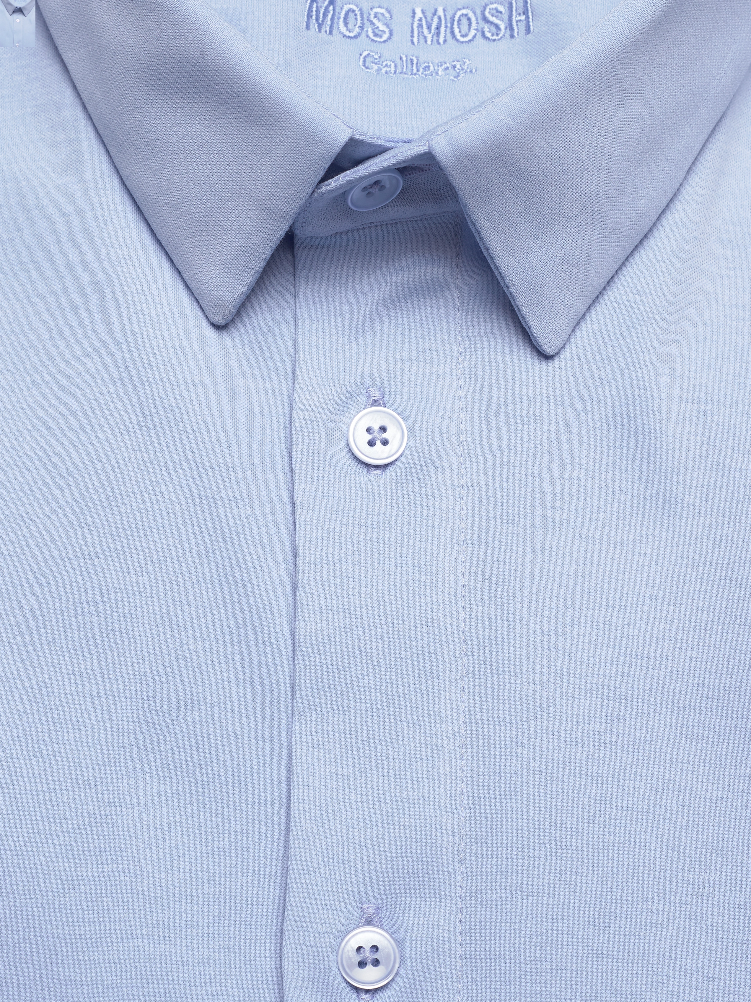 Mos Mosh Gallery - MMGMarco Jersey Shirt - casual skjorter - bel air blue - 4